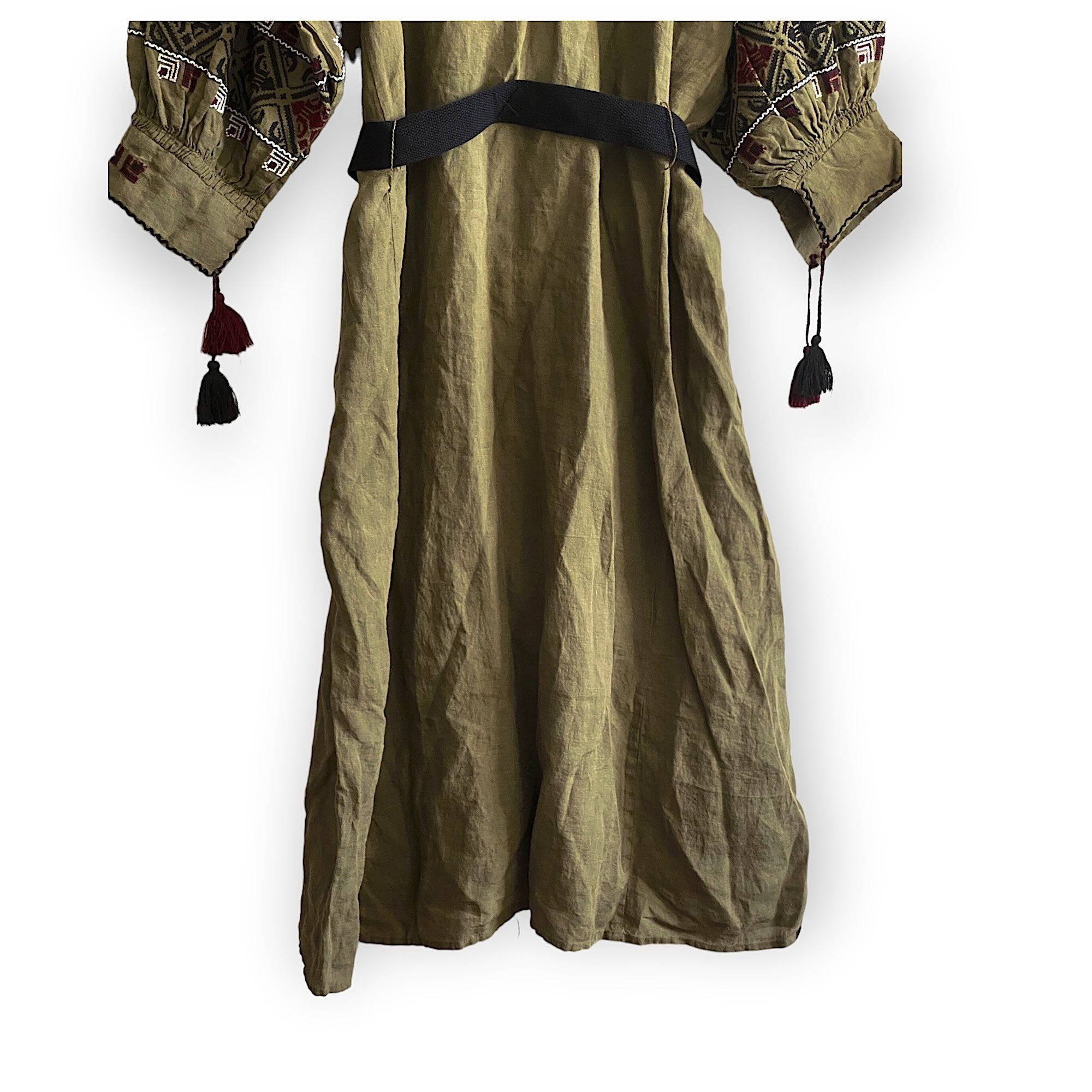 Nili Lotan Nili Lotan Valencia Dress, Army Green, Size S, New with tag Size S / US 4 / IT 40 - 8 Thumbnail