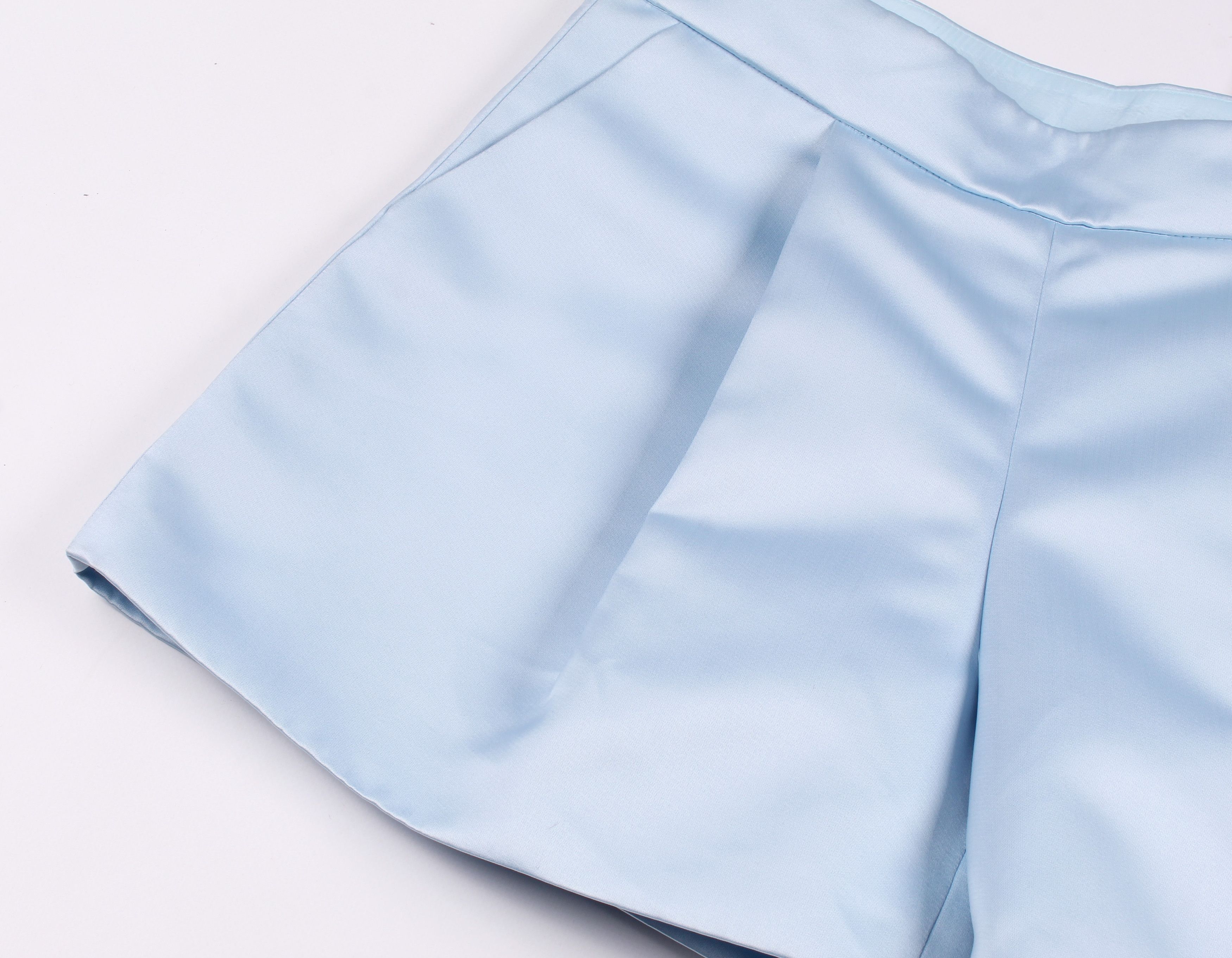 Designer Twisty Parallel Blue Shorts Size 30" / US 8 / IT 44 - 3 Thumbnail