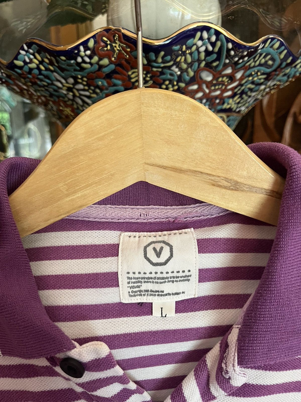 Visvim Vintage Visvim Striped Polo Shirt Size US M / EU 48-50 / 2 - 4 Thumbnail