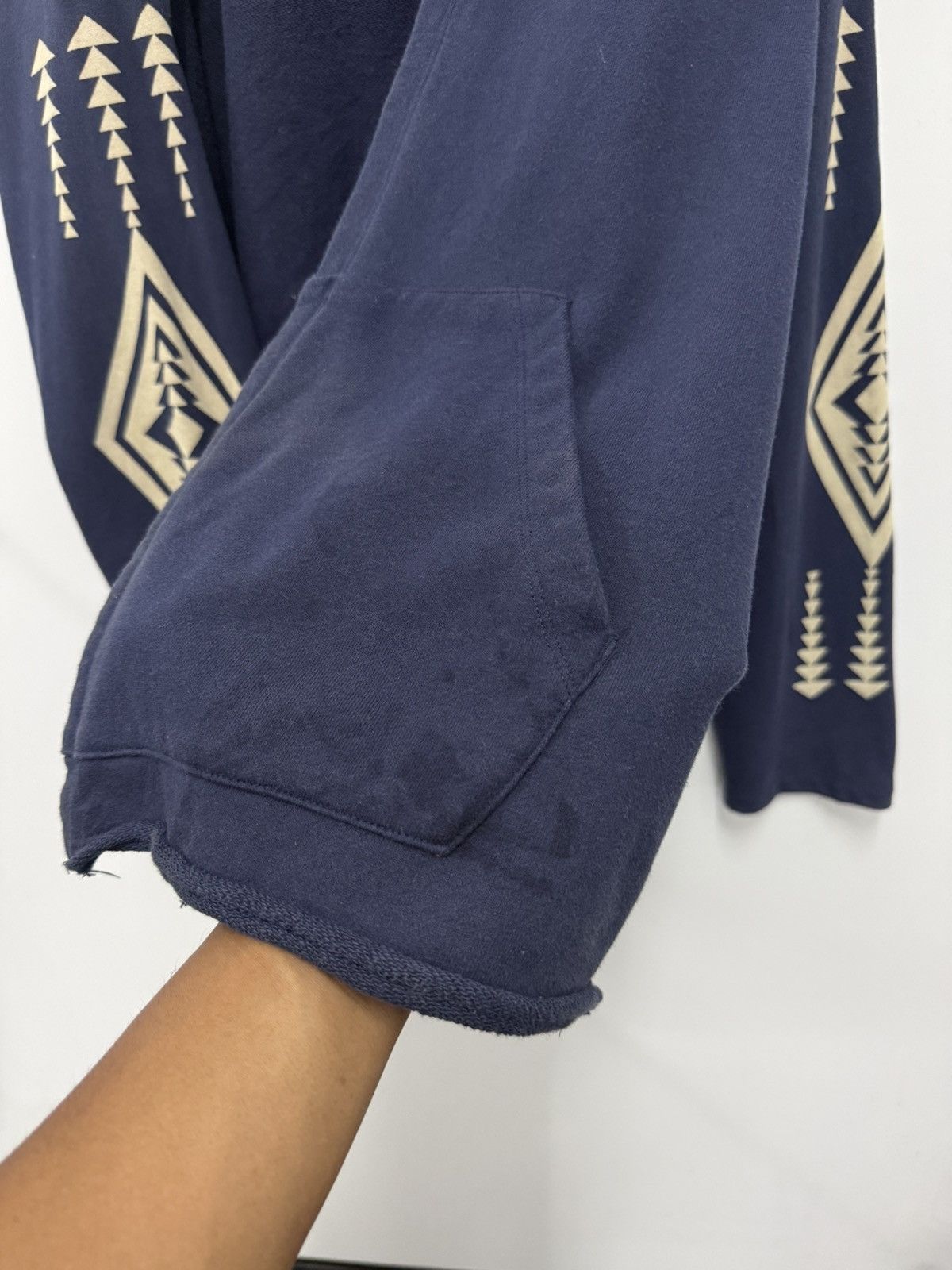 Pendleton 🔥 Y2K Pandleton Navajo Open Buttonless Design Sweat Hoodie Size US L / EU 52-54 / 3 - 8 Thumbnail