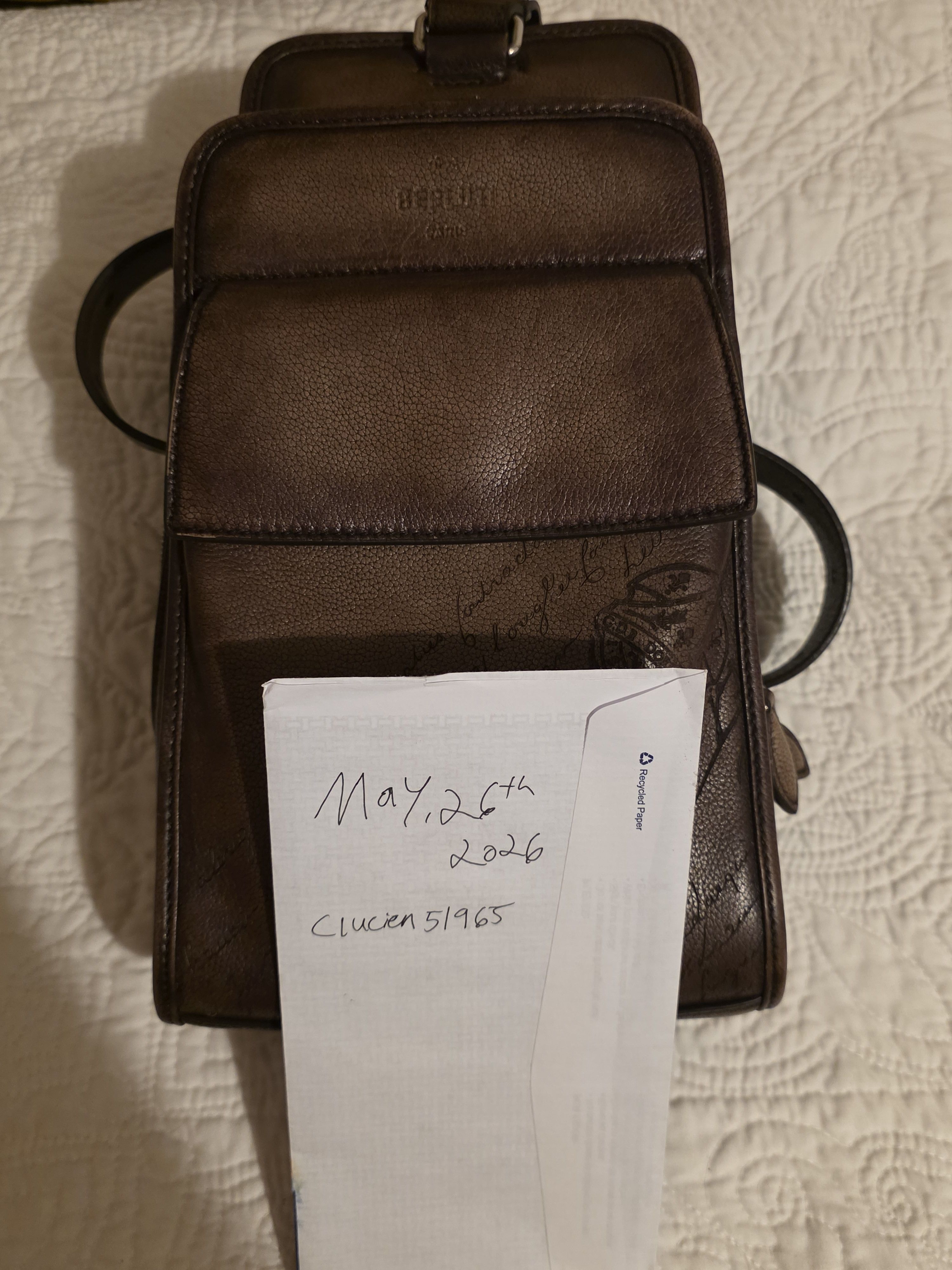 Berluti Berluti Paris Périple Venezia Leather Sling Bag Size ONE SIZE - 7 Thumbnail