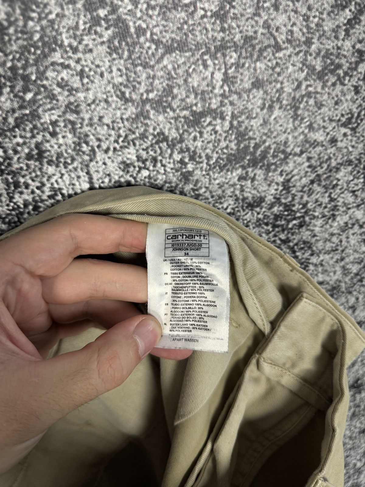 Carhartt Carhartt Johnson Cotton Chino Shorts Casual Workwear Size 34 Size US 34 / EU 50 - 6 Thumbnail