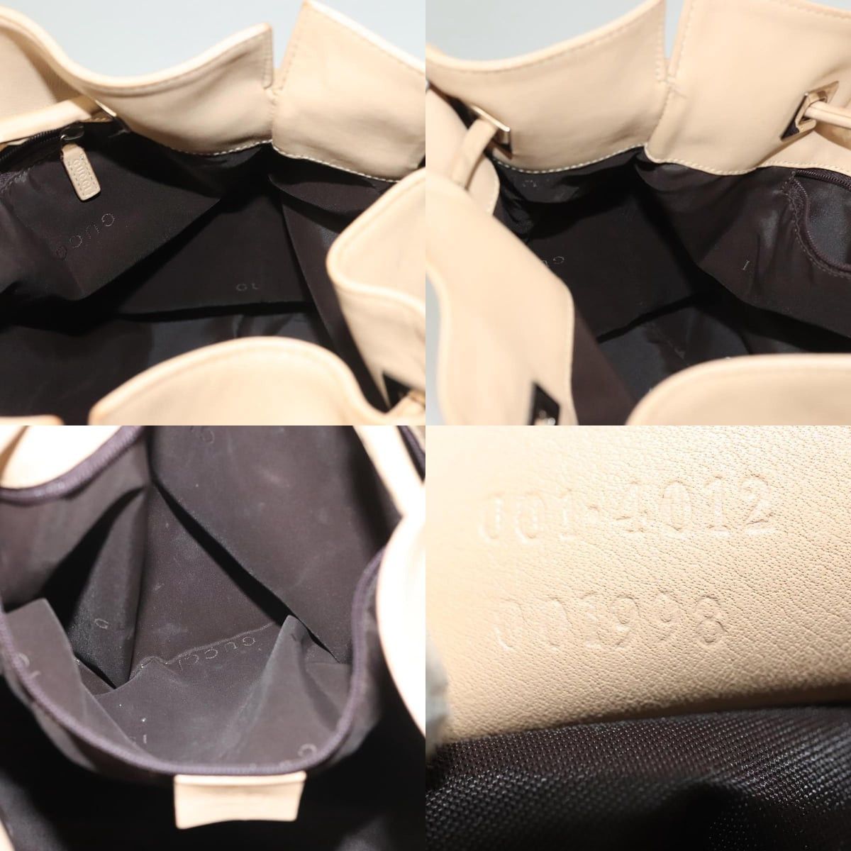 Gucci GUCCI Shoulder Bag Leather Beige Silver Size ONE SIZE - 12 Thumbnail