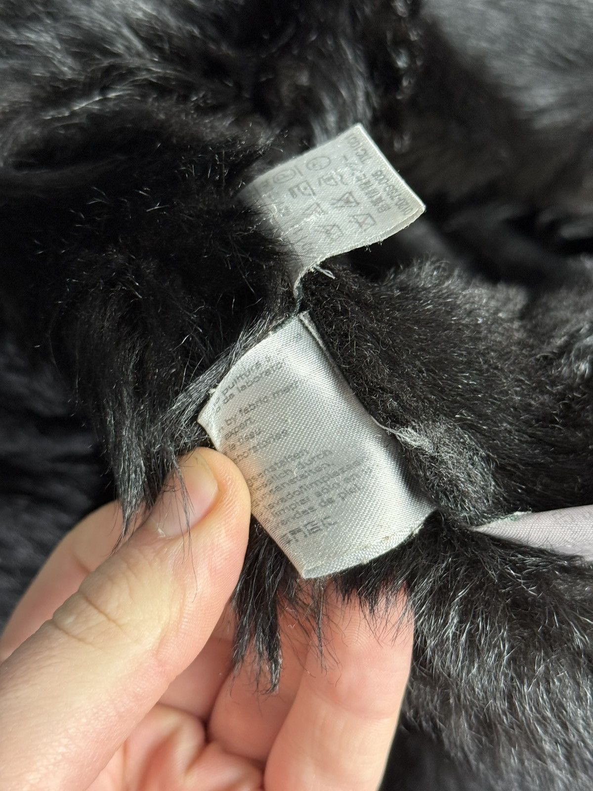 Max Mara Max Mara Shearling Sheepskin Coat Black Fur Made in Italy Size L / US 10 / IT 46 - 18 Thumbnail