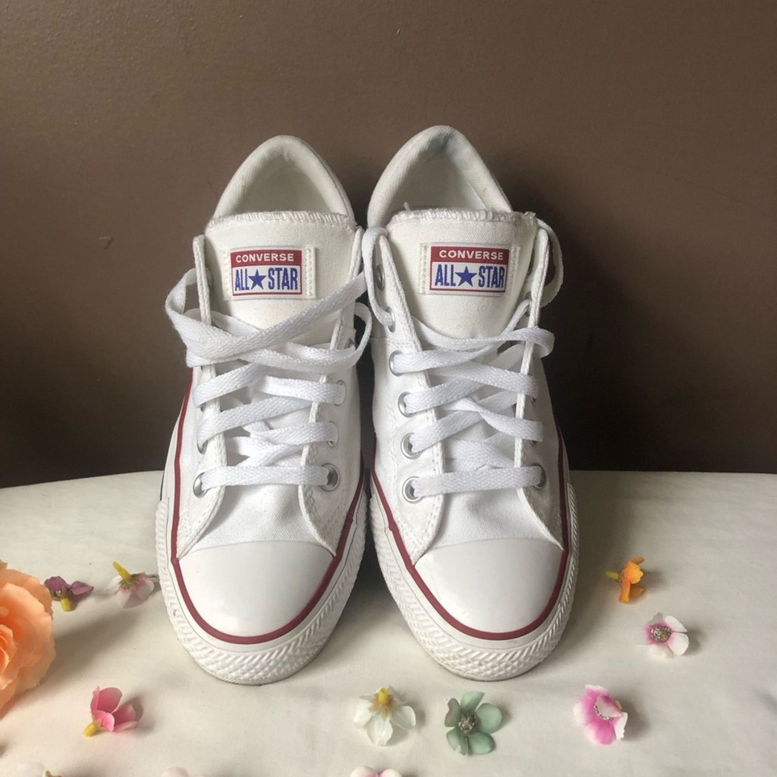 Converse Converse shoes chucks white low top size 8 Size US 8 / IT 38 - 9 Thumbnail