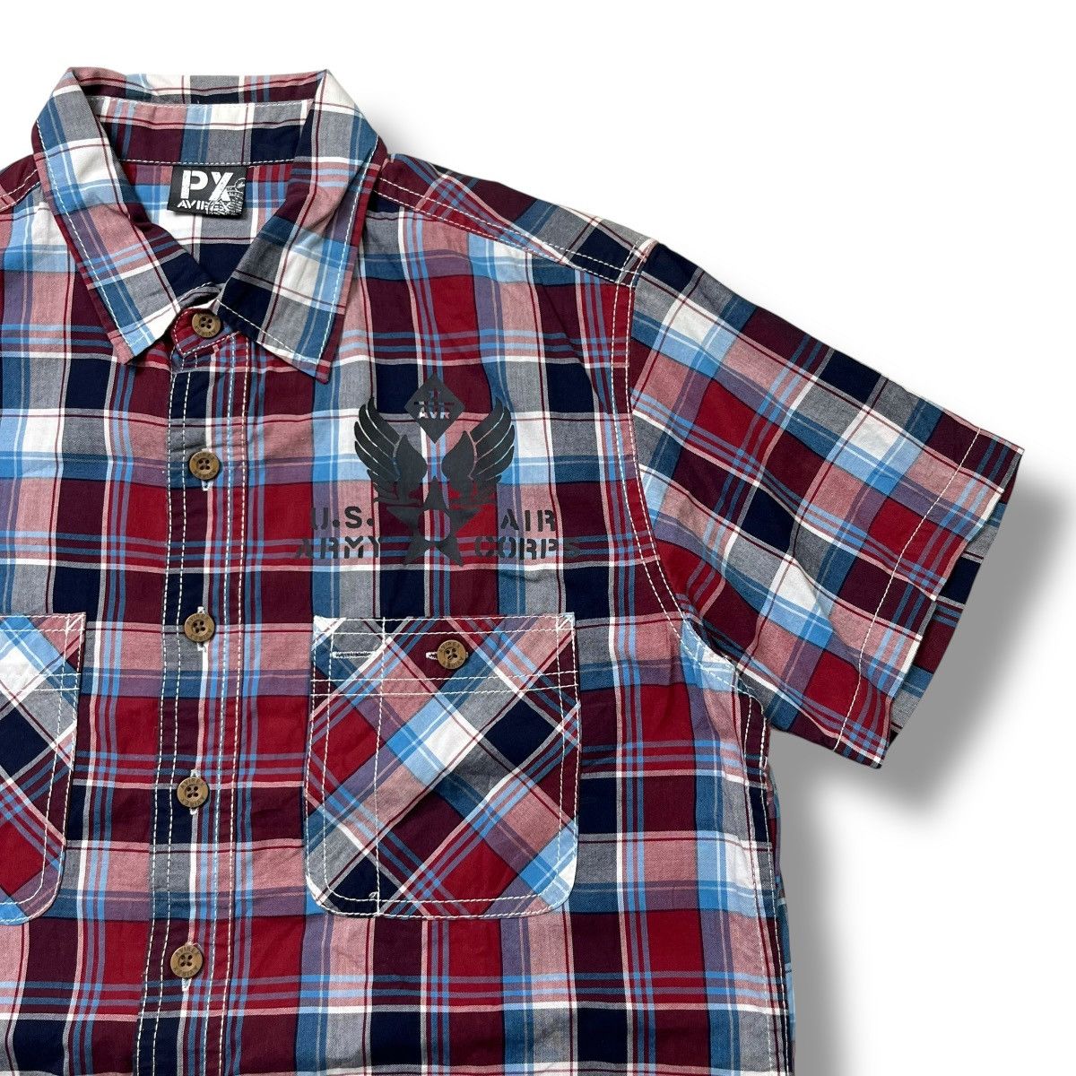 Avirex Avirex Checkered Button ups shirt double pocket Size US M / EU 48-50 / 2 - 3 Thumbnail