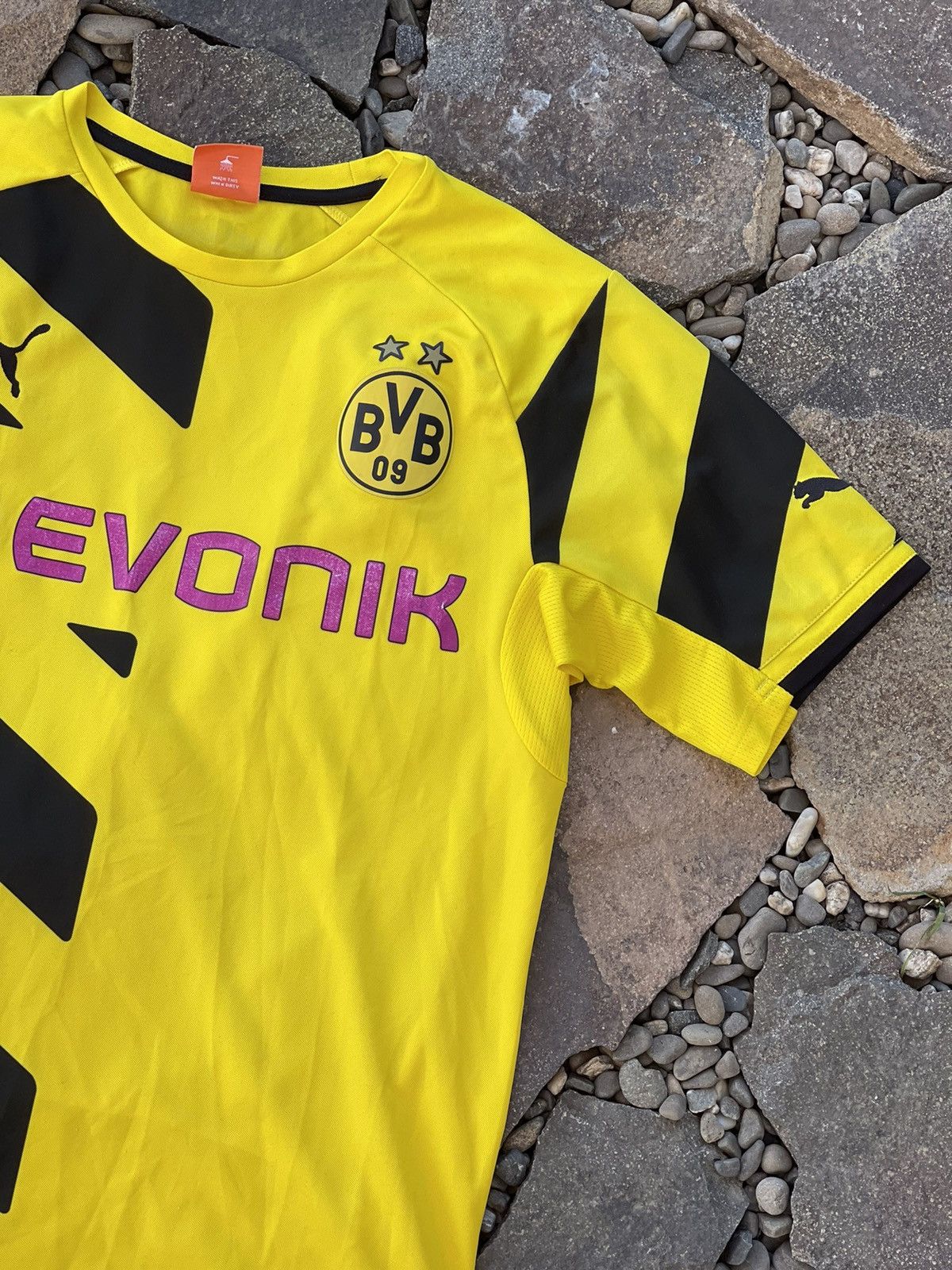 Puma 2014 Puma Borrusia Dortmund yellow soccer jersey Size US S / EU 44-46 / 1 - 2 Thumbnail