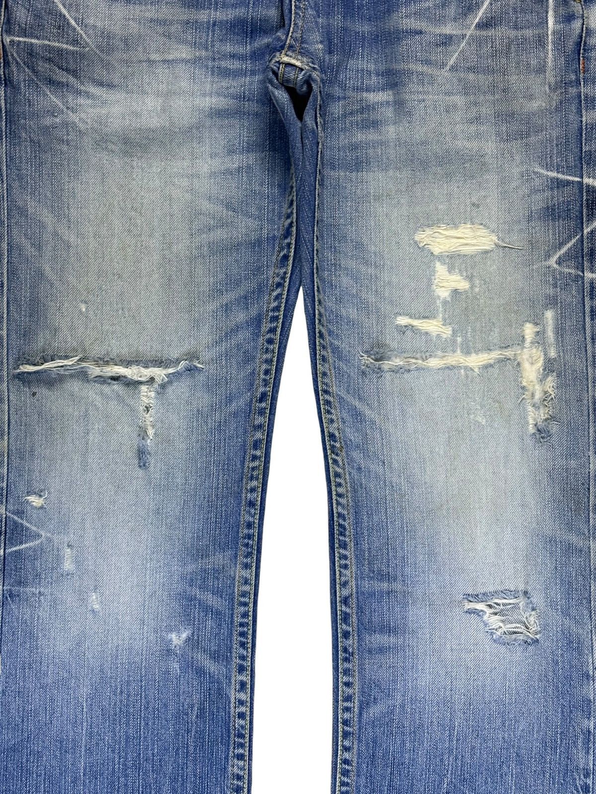 Dsquared2 Vintage Red Pepper Faded Wash Navajo Style Loose Jeans Size US 34 / EU 50 - 4 Thumbnail