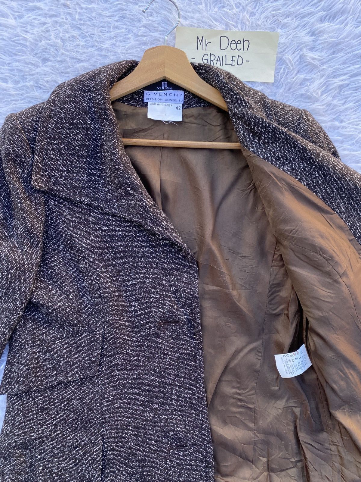 Givenchy Rare Vintage GIVENCHY Wool Jacket Size M / US 6-8 / IT 42-44 - 10 Thumbnail