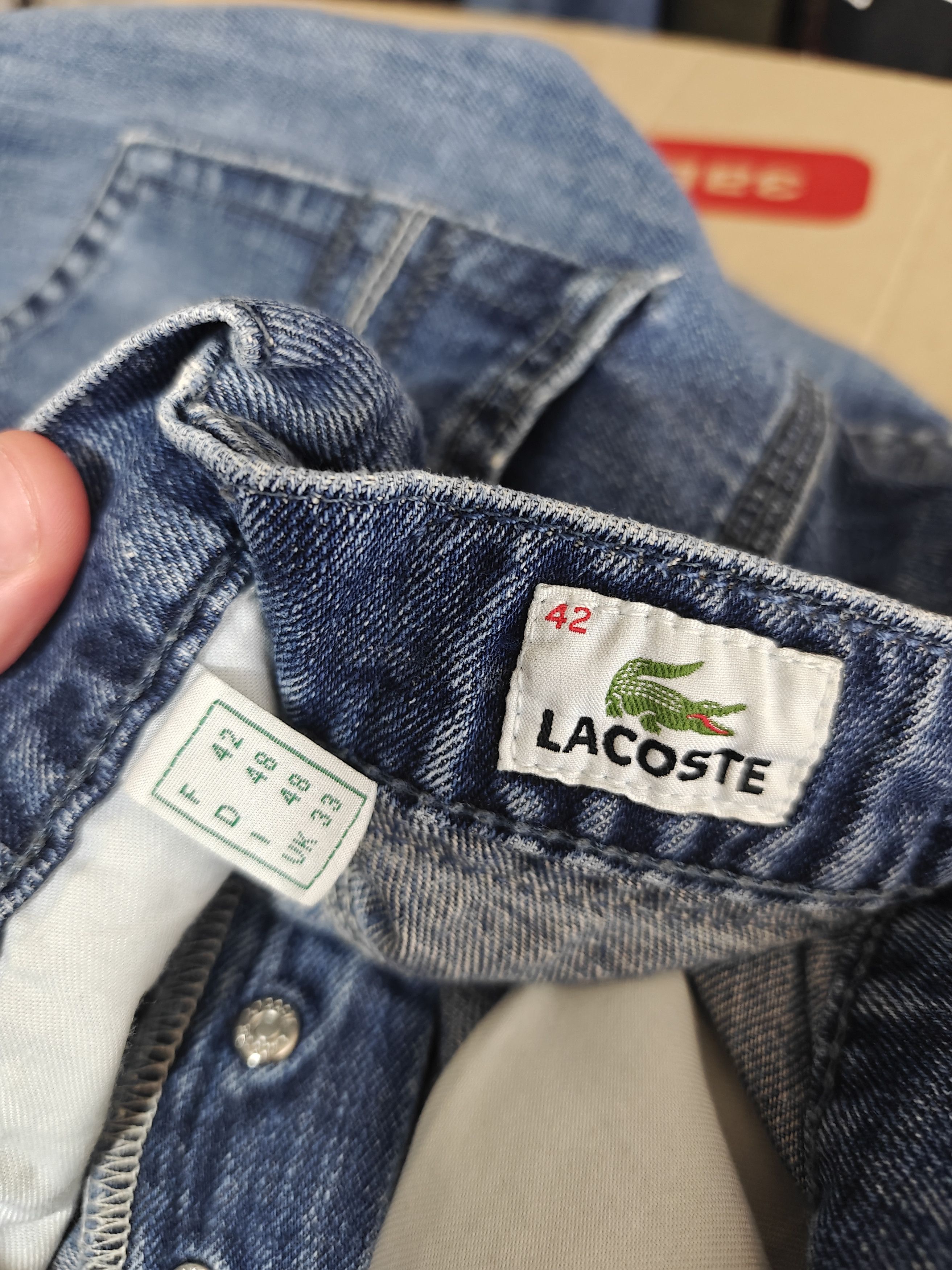 Lacoste Lacoste Denim Jeans Pants size F42 (33X32) Size US 33 - 10 Thumbnail