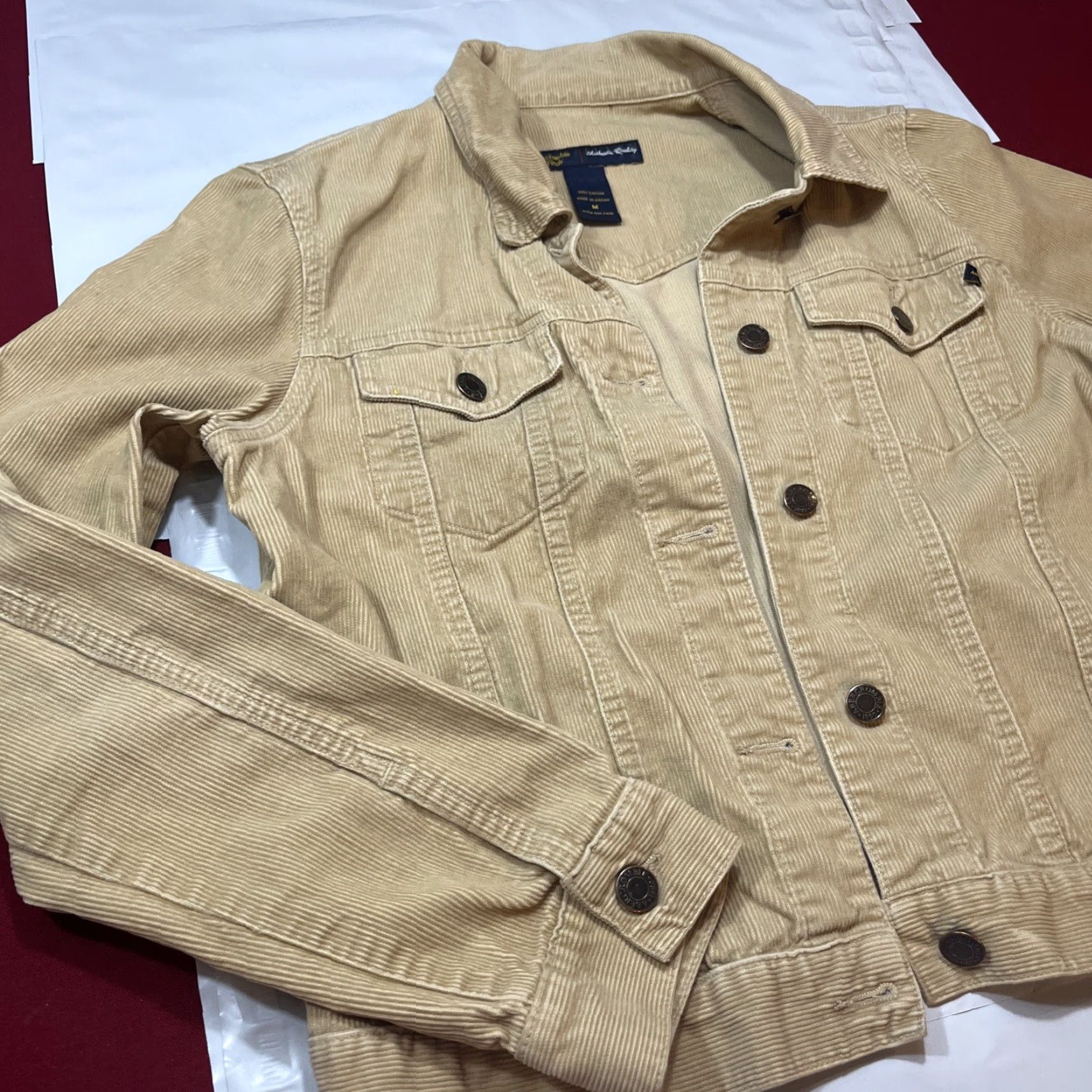 Abercrombie & Fitch VINTAGE Abercrombie & Fitch Tan Corduroy Jacket Button Front 90’s Western Womens M Size M / US 6-8 / IT 42-44 - 6 Thumbnail