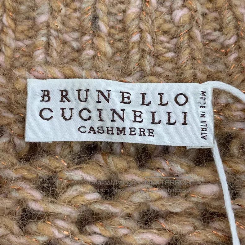 Brunello Cucinelli Brunello Cucinelli Brown wool round-neck, long-sleeve open Size XXS / US 00 / IT 34 - 5 Thumbnail