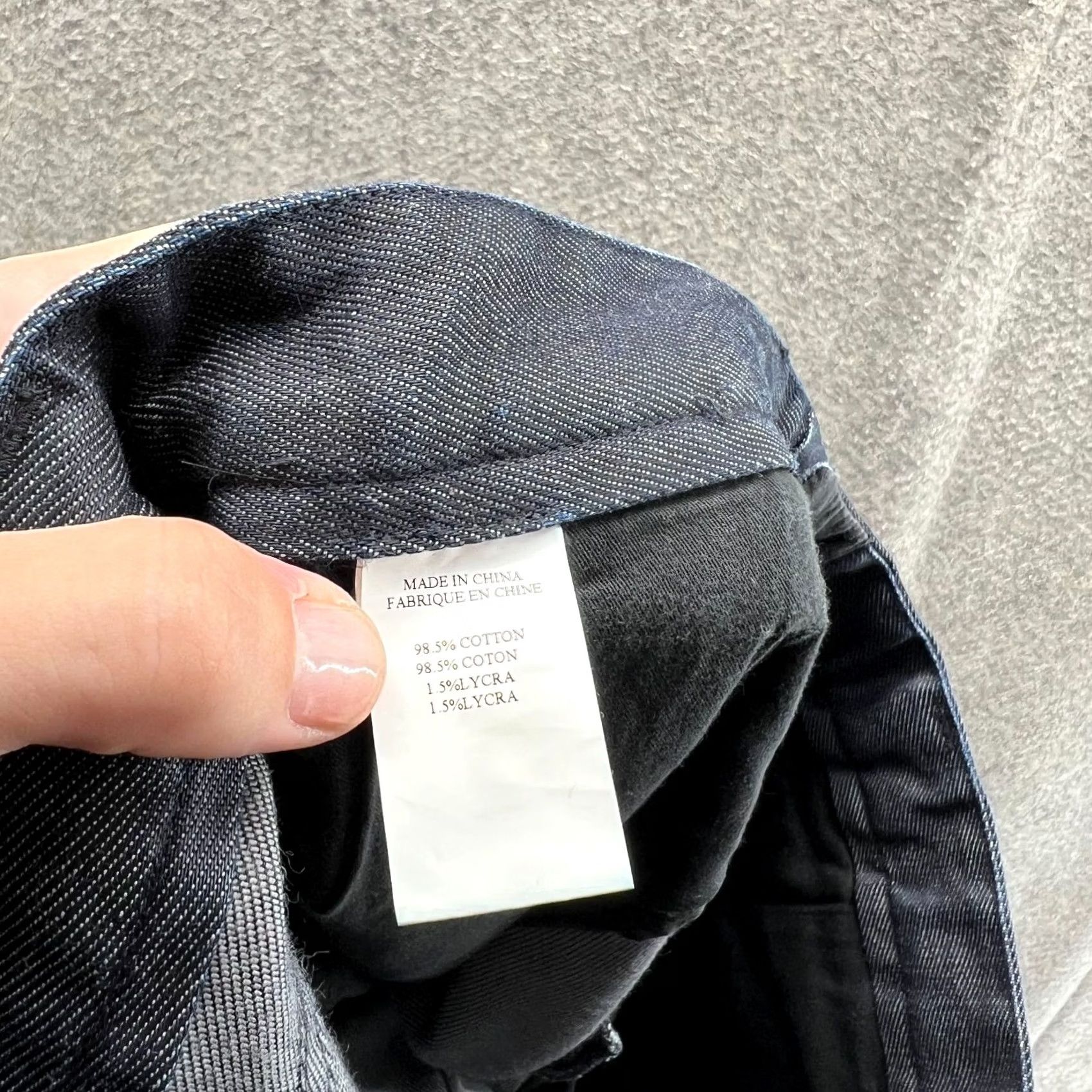 Theory Theory Jeans Men 32 Charcoal Gray Cotton Stretch Slim Fit Straight Dark Wash Size US 32 / EU 48 - 7 Thumbnail