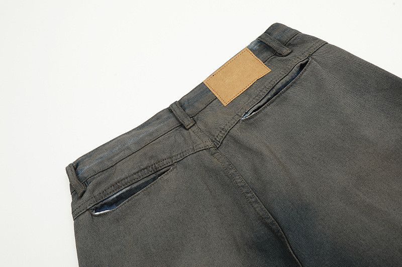 Jean American retro distressed washed stained men's jeans Size US 32 / EU 48 - 5 Thumbnail