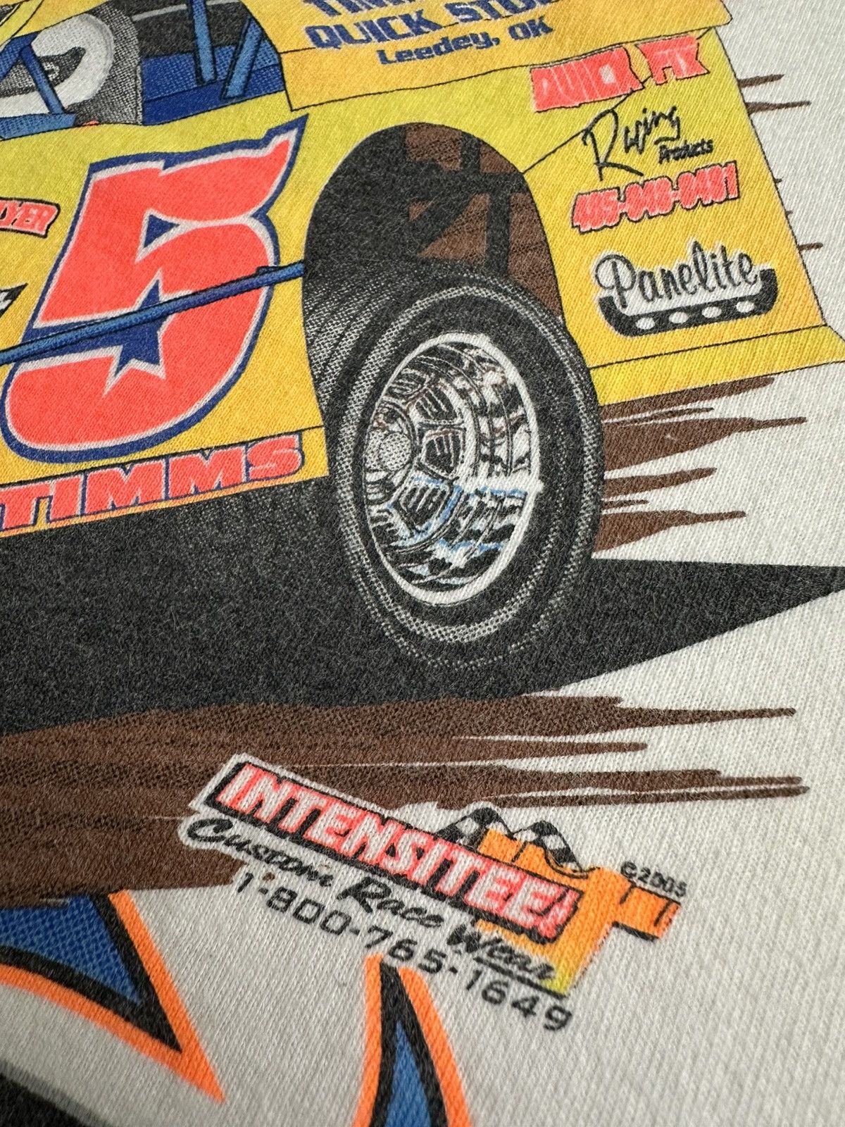 Chase Authentics × NASCAR Vintage 2005 Randy Timms Dirt Track Racing Graphic Tee Size US XL / EU 56 / 4 - 11 Thumbnail