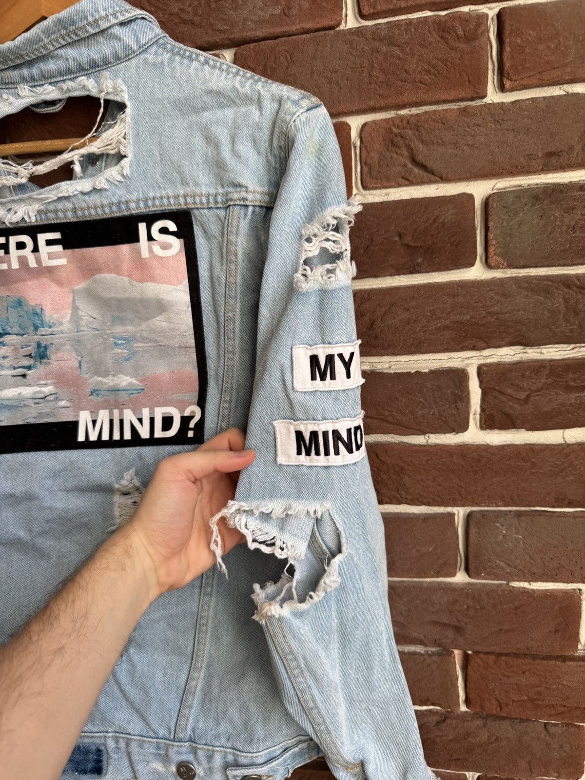 Misbhv Misbhv Denim Jacket Where Is My Mind Distressed Small Size US S / EU 44-46 / 1 - 13 Thumbnail