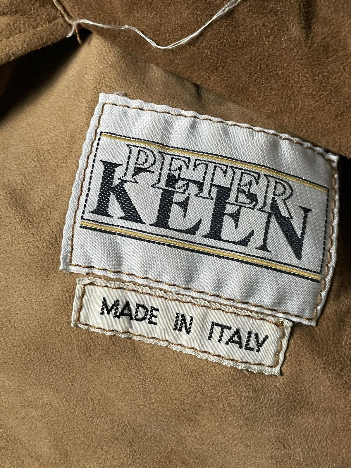 Vintage Vintage Peter Keen Leather Suede Jacket (45) Size US S / EU 44-46 / 1 - 7 Thumbnail