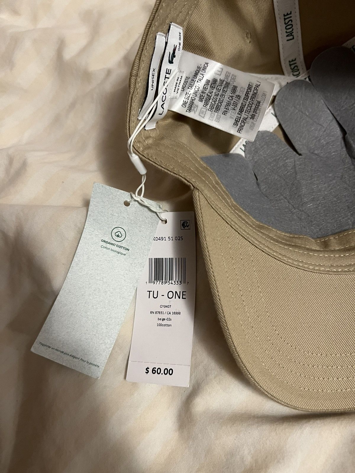 Lacoste Lacoste brim hat Size ONE SIZE - 3 Thumbnail