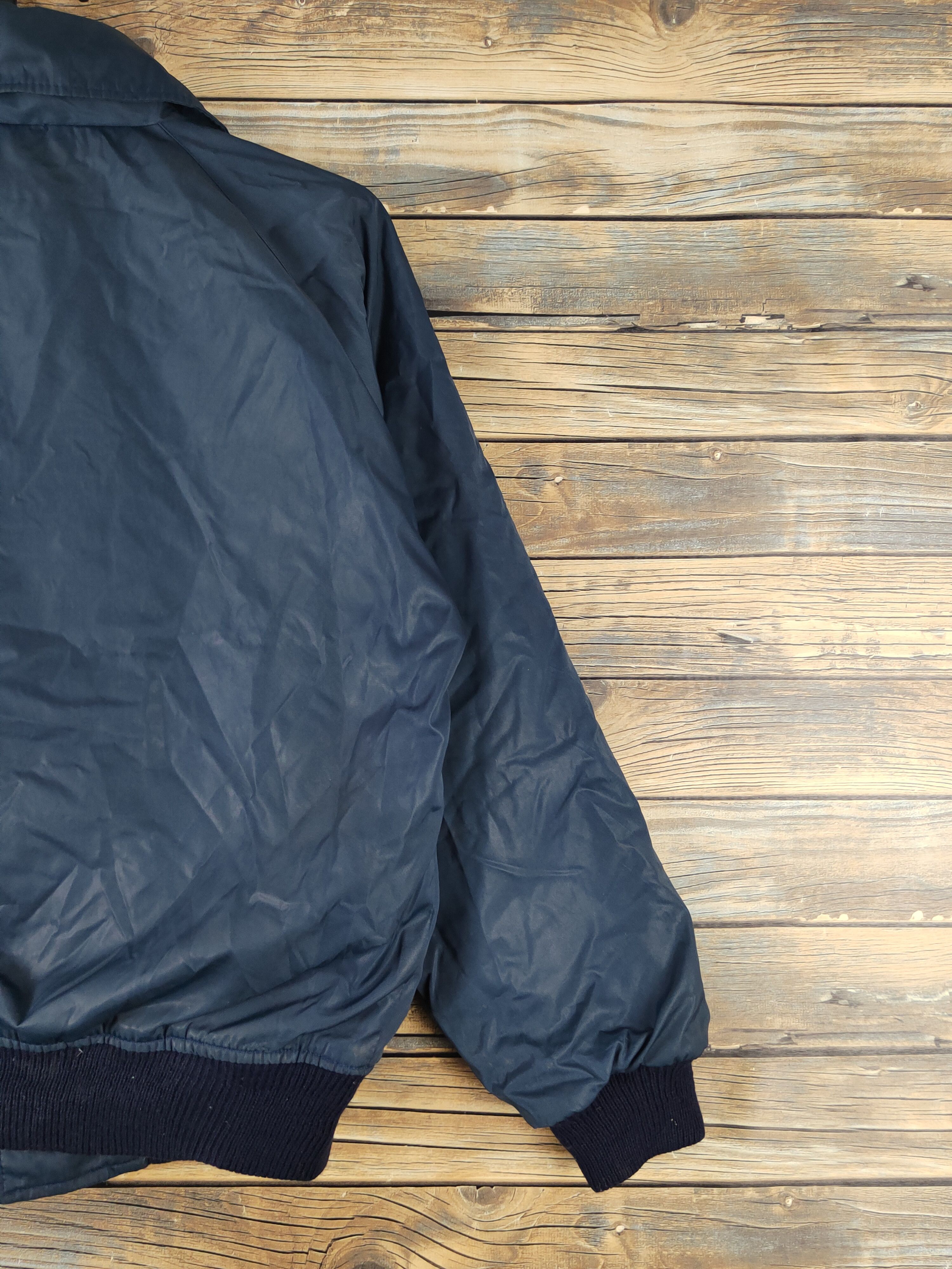 Japanese Brand DL 1990s Vintage OHC MA‑1 Bomber flight Jacket #1385 Size US M / EU 48-50 / 2 - 11 Thumbnail