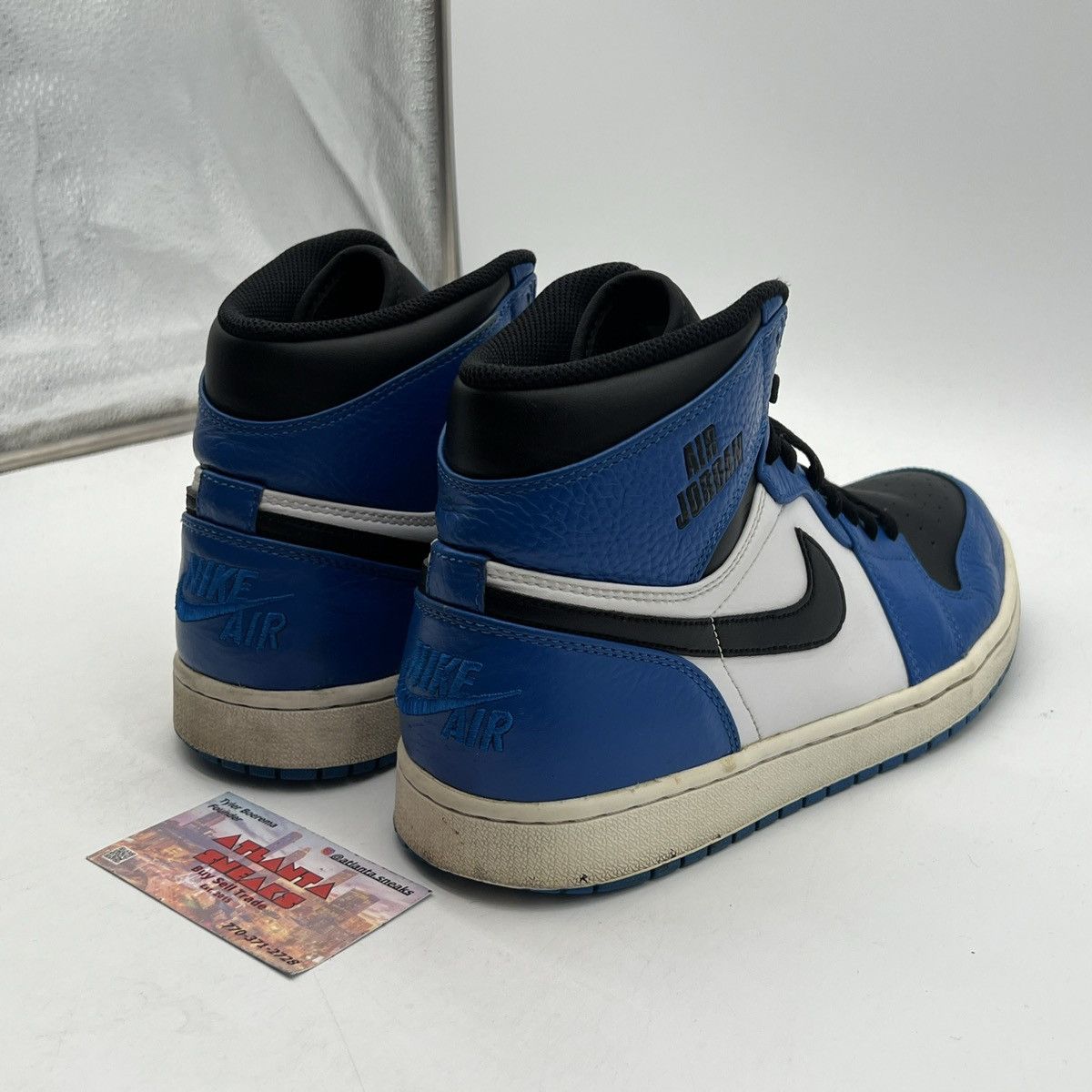 Nike Air Jordan 1 rare air soar blue Size US 11.5 / EU 44-45 - 5 Thumbnail