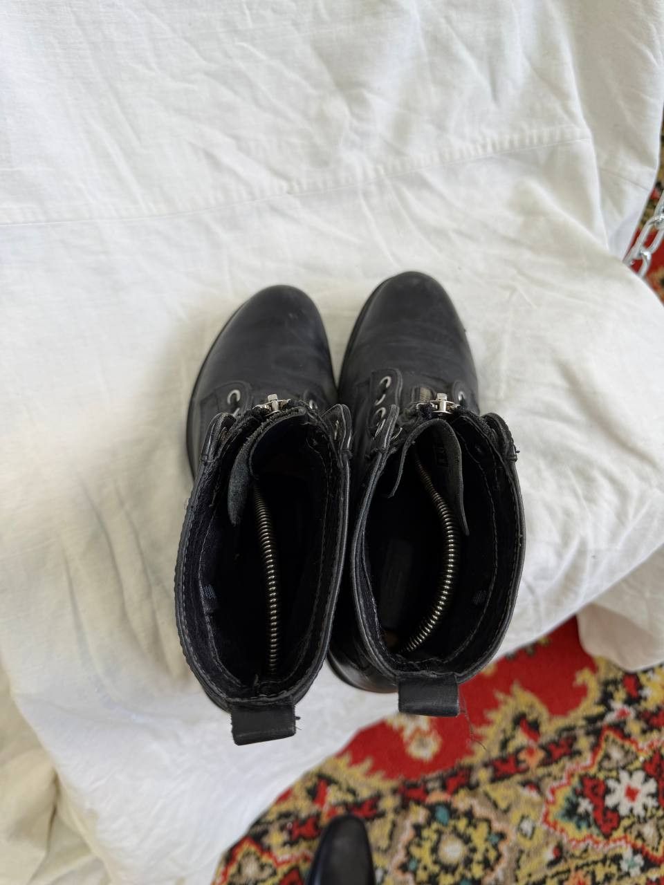 A.S.98 Vintage 90s Leather A.S.98 Guidi vibe ankle zip guidi vibe Size US 7 / IT 37 - 10 Thumbnail