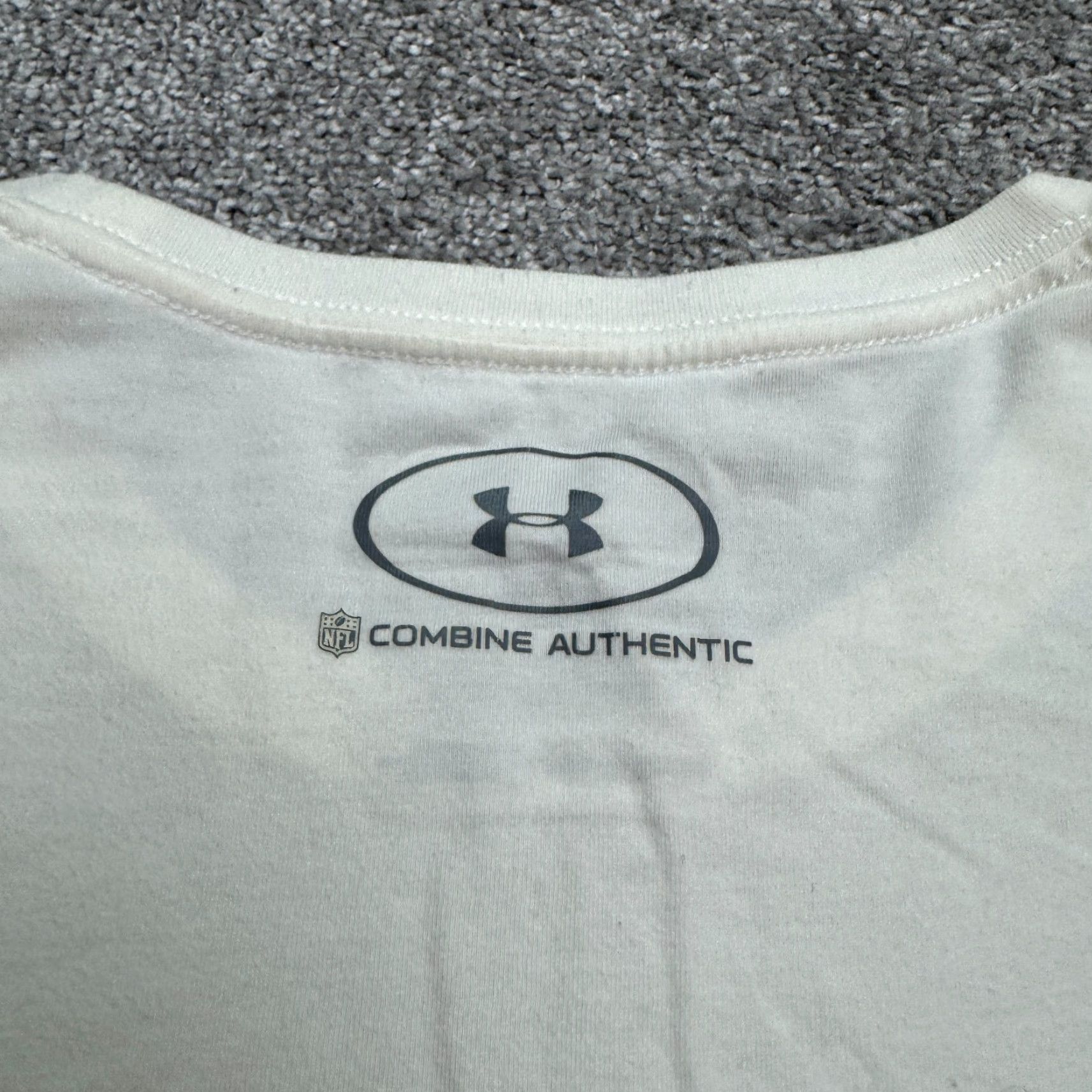 Under Armour Under Armour HeatGear T-Shirt Detroit Lions NFL Mens Medium White Football Tee Size US M / EU 48-50 / 2 - 7 Thumbnail