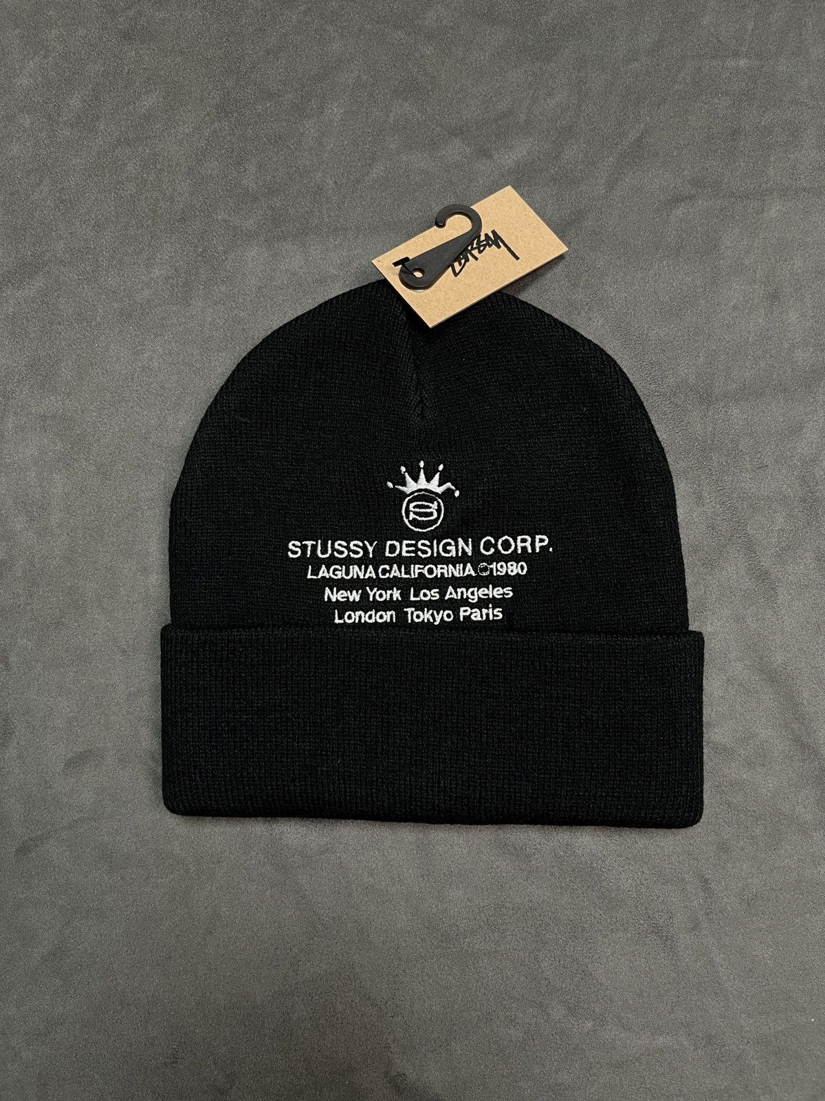 Rare × Streetwear × Stussy Rare Stussy Design Corp Cuff Beanie 
