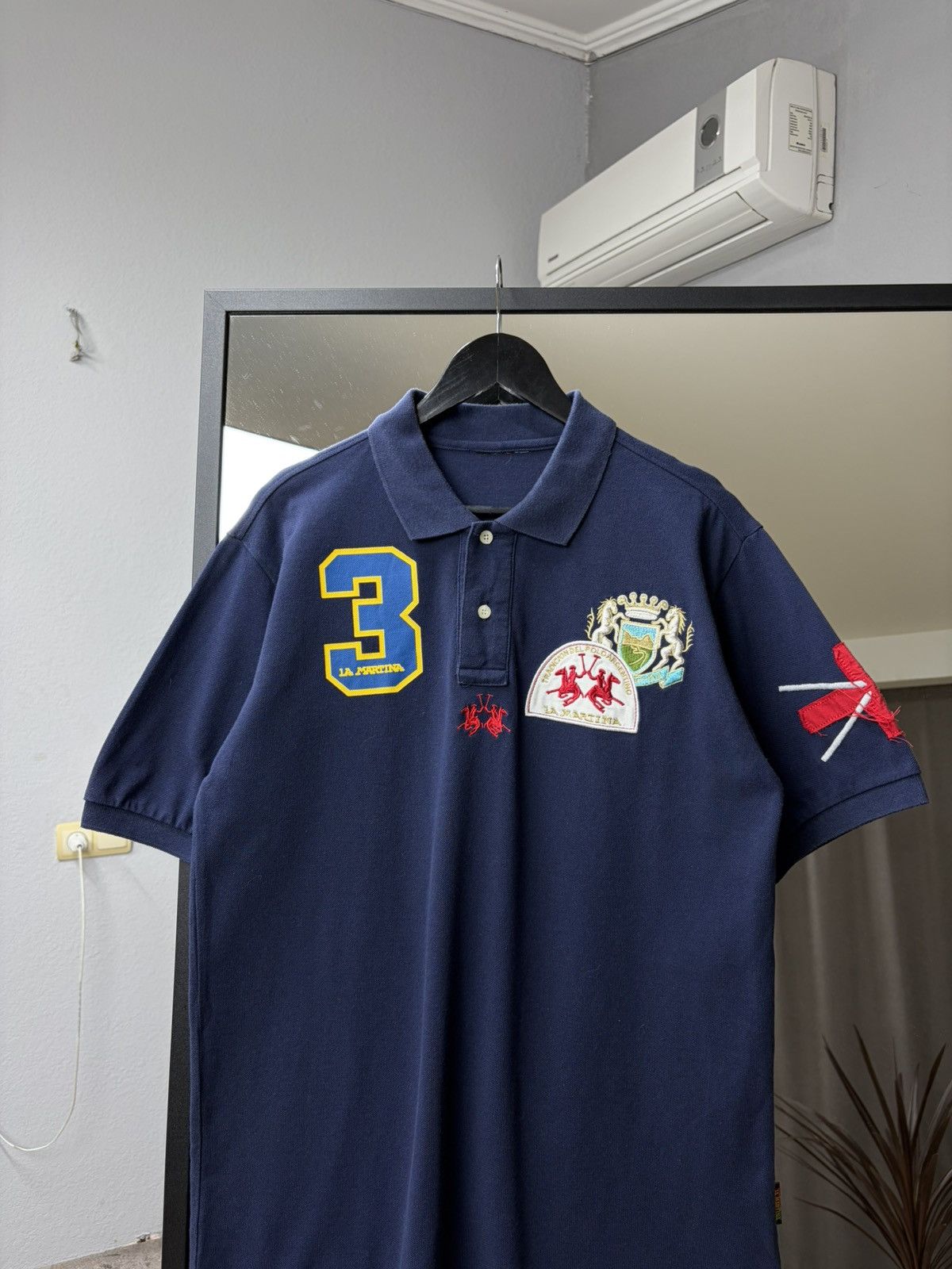 Polo Ralph Lauren La Martina Polo Shirt Equestrian Luxury Big Logo Back Y2K Size US L / EU 52-54 / 3 - 8 Thumbnail