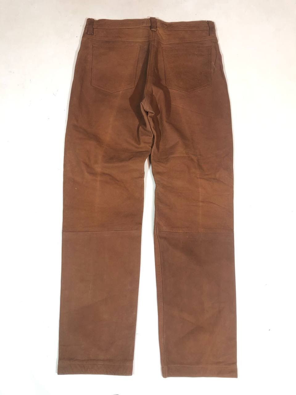 Leather × Vintage John Devin Clasics Racing Biker Leather Pants Vintage Size US 34 / EU 50 - 2 Thumbnail