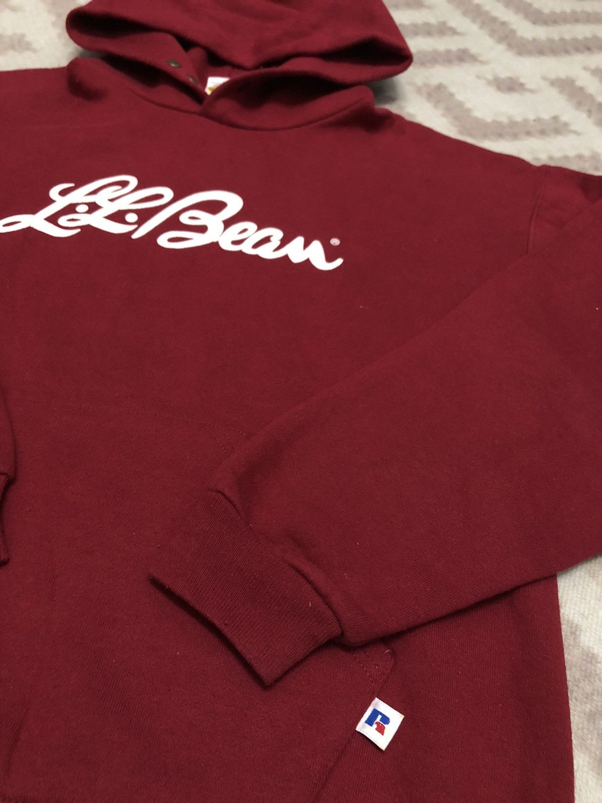 L.L. Bean × Russell Athletic Vintage LL Bean Hoodie Sweatshirt Biglogo Size US M / EU 48-50 / 2 - 2 Thumbnail