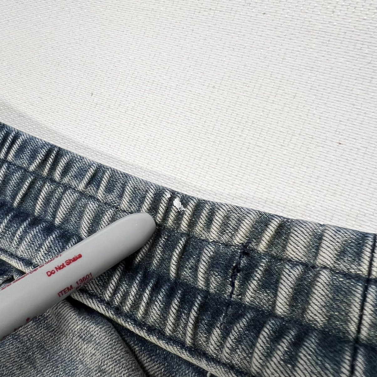 Pacsun Pacsun Jeans Blue Stacked Skinny Drawstring Zip Stripe Size US 30 / EU 46 - 17 Thumbnail