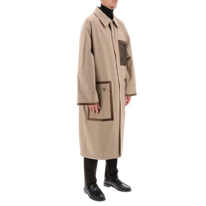 Fendi o1s1wg110125 Coat in Beige Size US L / EU 52-54 / 3 - 2 Thumbnail