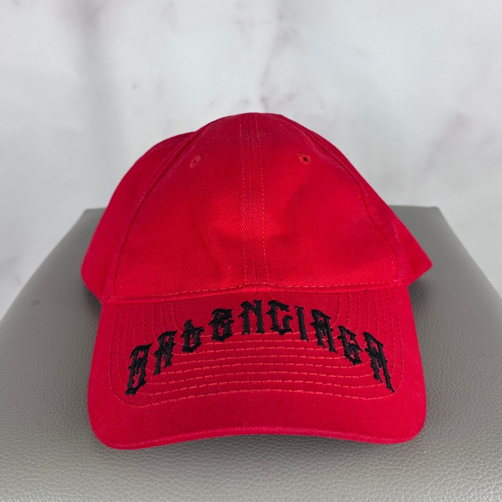 Balenciaga Red Tattoo Hat Size ONE SIZE - 1 Thumbnail