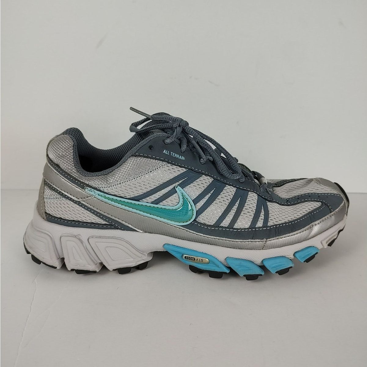 Y2K Nike Air Zoom 315463-042 Trail Running Shoes Womens 7.5 in Grey