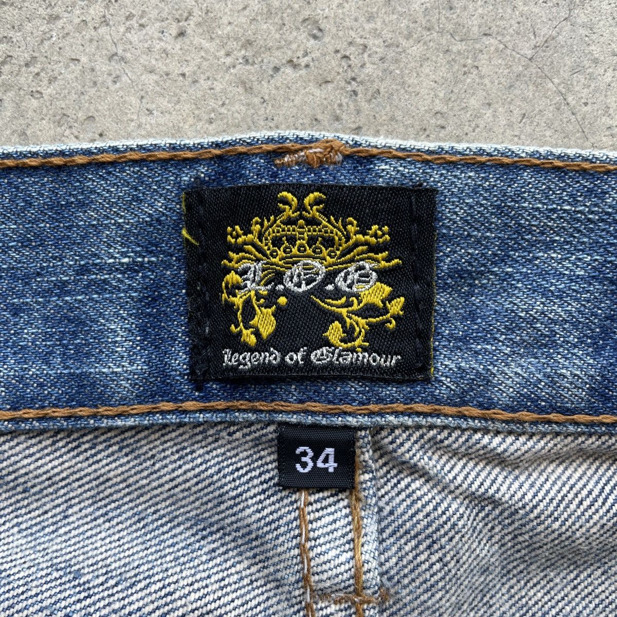 Japanese Brand Rare💥 Vintage Japanese Distressed Splash Painter Faded Jeans Size US 34 / EU 50 - 7 Thumbnail