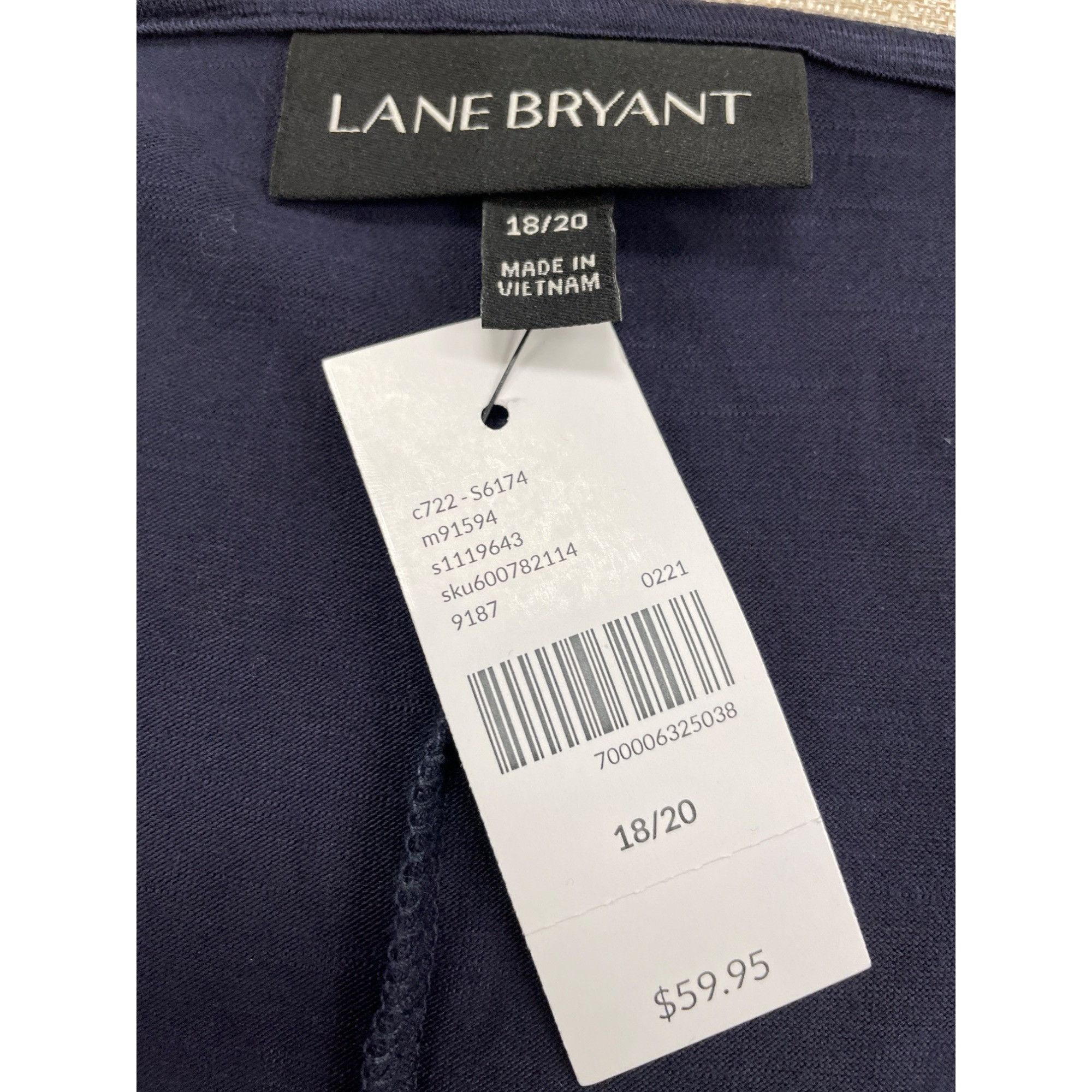 Other Lane Bryant Womens Navy Blue Swing Dress Size 18 20 SKU 1444 Size XXL / US 16-18 / IT 52-54 - 3 Thumbnail
