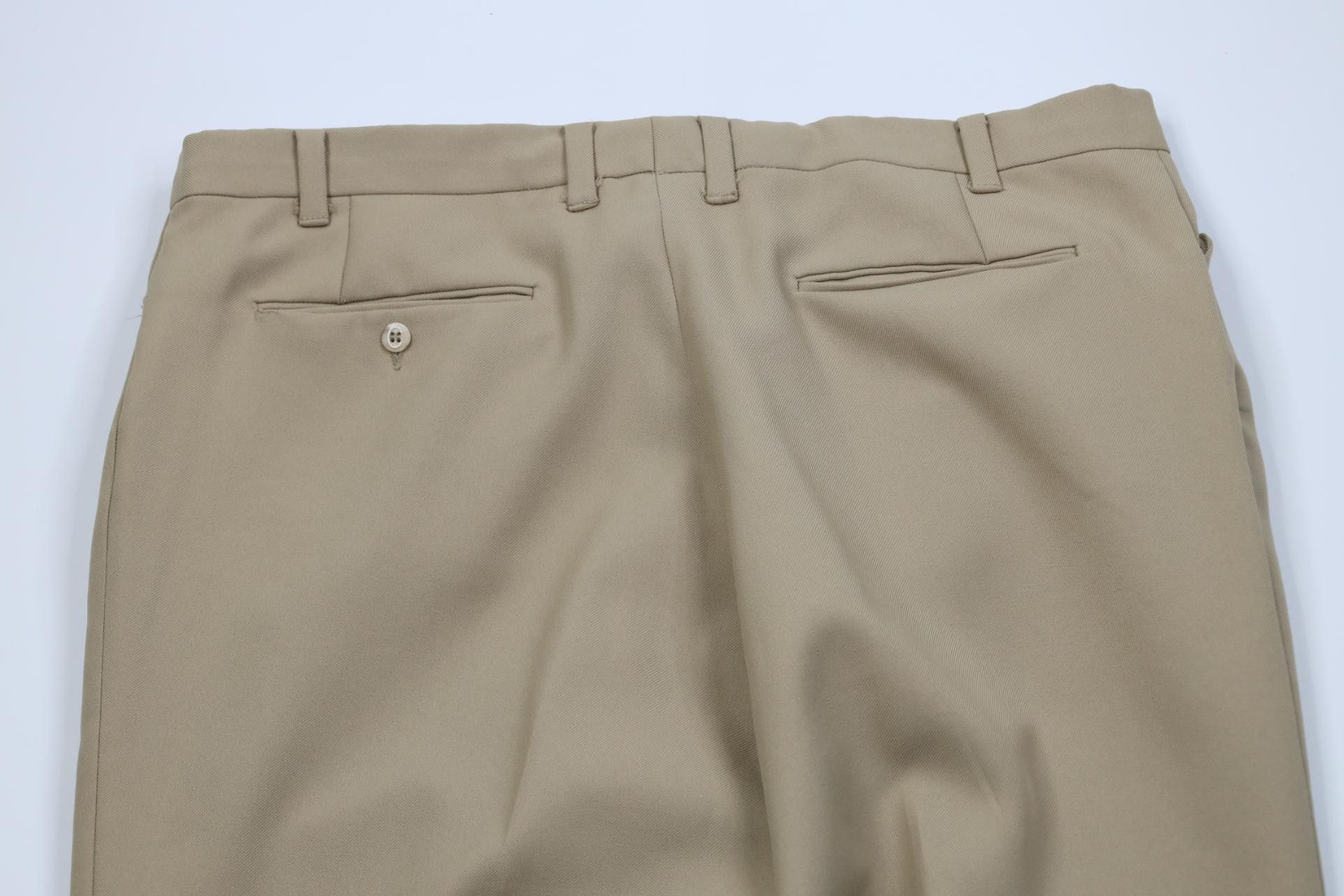 Vintage Vintage 70s Streetwear Flared Wide Leg Chino Pants Beige USA Size US 38 / EU 54 - 11 Thumbnail