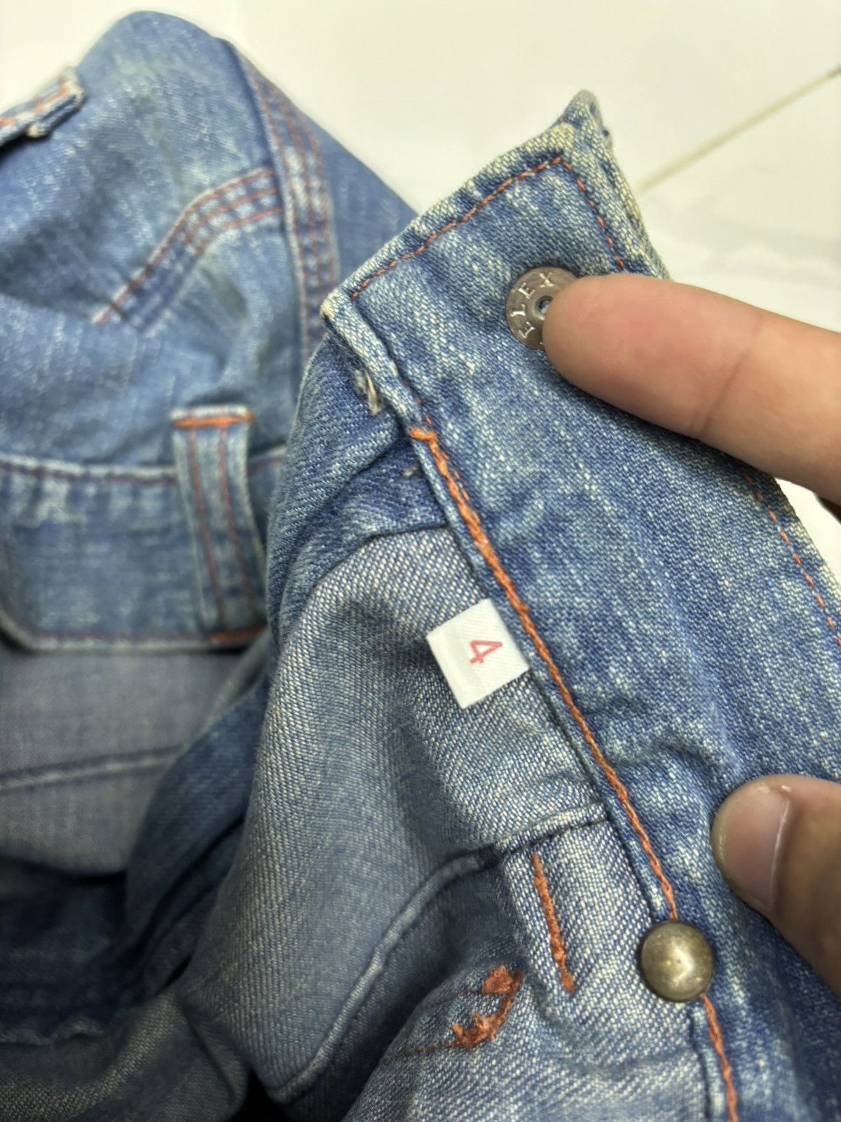Kapital RARE‼️ BORO SASHIKO PATCHWORK BAGGY JEANS BLUE BLUE JAPAN Size US 34 / EU 50 - 11 Thumbnail