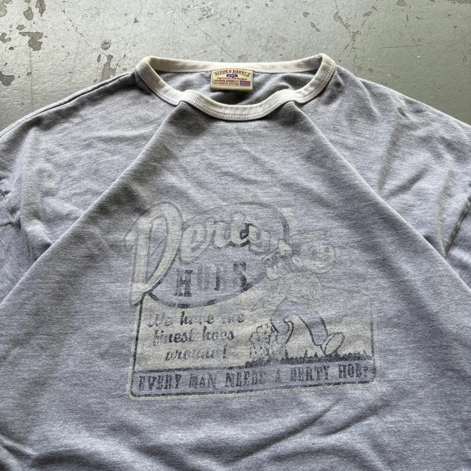 Steve And Barrys × Vintage Vintage Y2K Every Man Needs A Dirty Hoe Grunge Funny Shirt Size US XXL / EU 58 / 5 - 2 Thumbnail