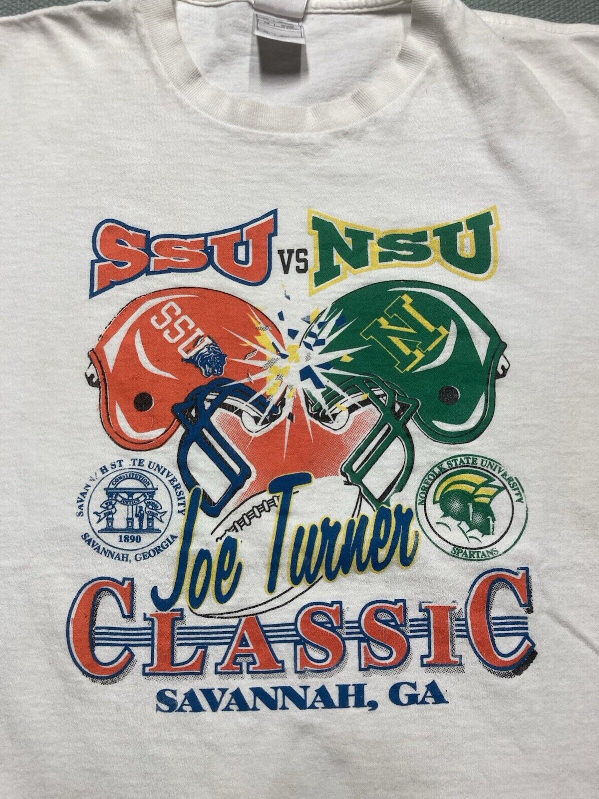 Fruit Of The Loom × Vintage t shirt joe turner classic SSU NSU black college Georgia XL Size US XL / EU 56 / 4 - 4 Thumbnail