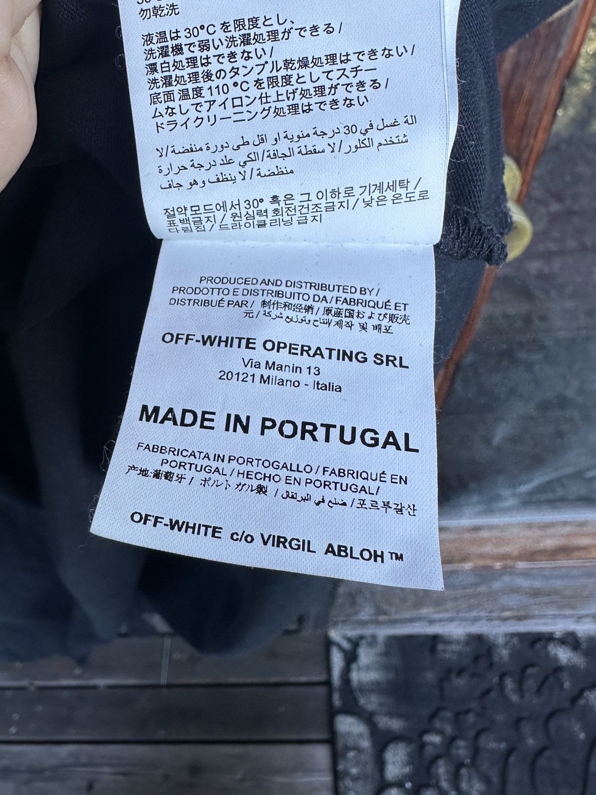 Off-White Off-White Unfinished Arrows Black T Shirt Size US M / EU 48-50 / 2 - 10 Thumbnail
