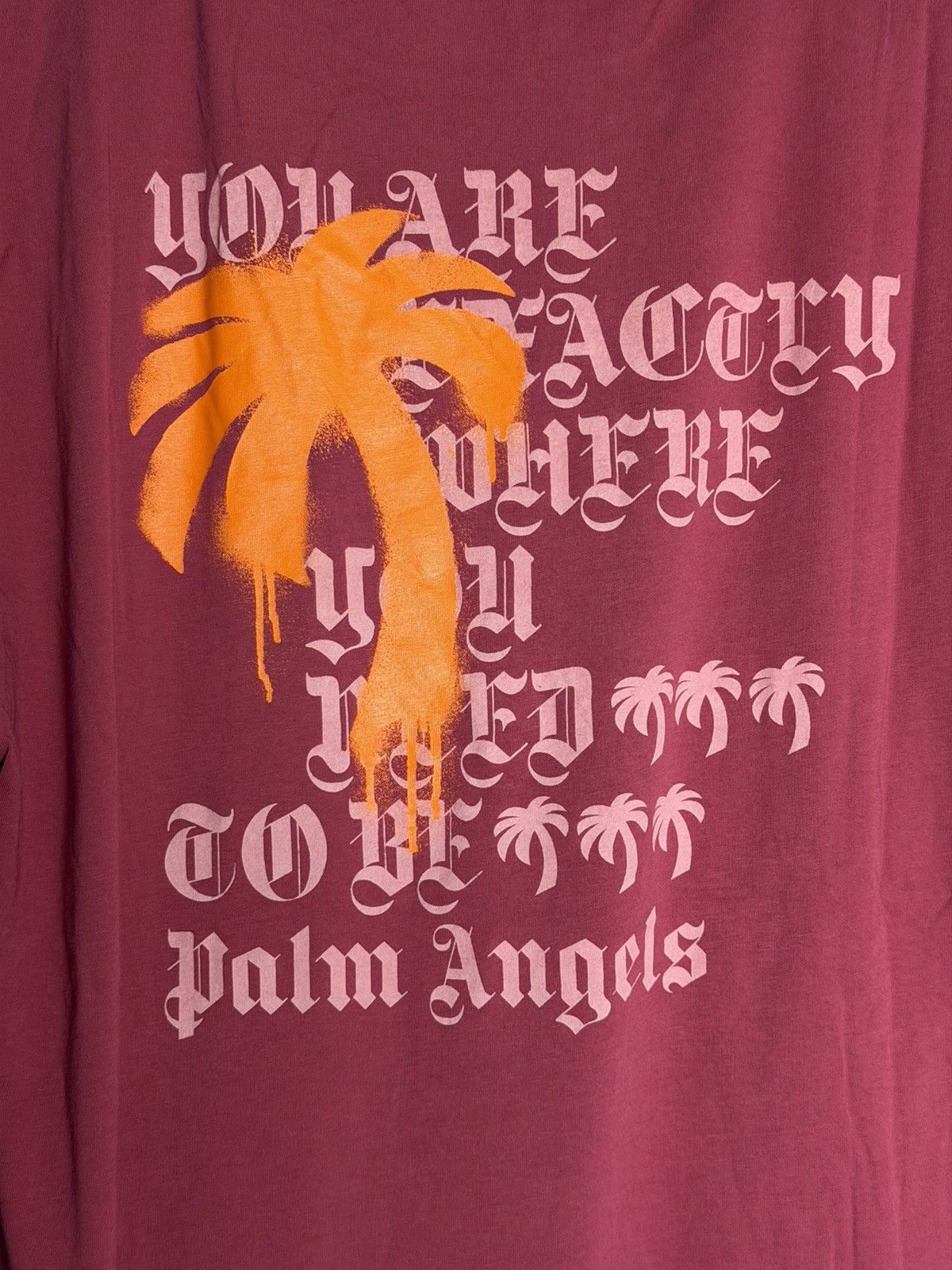 Palm Angels Palm Angels Statement Monogram T-shirt *NEW* Size US L / EU 52-54 / 3 - 12 Thumbnail