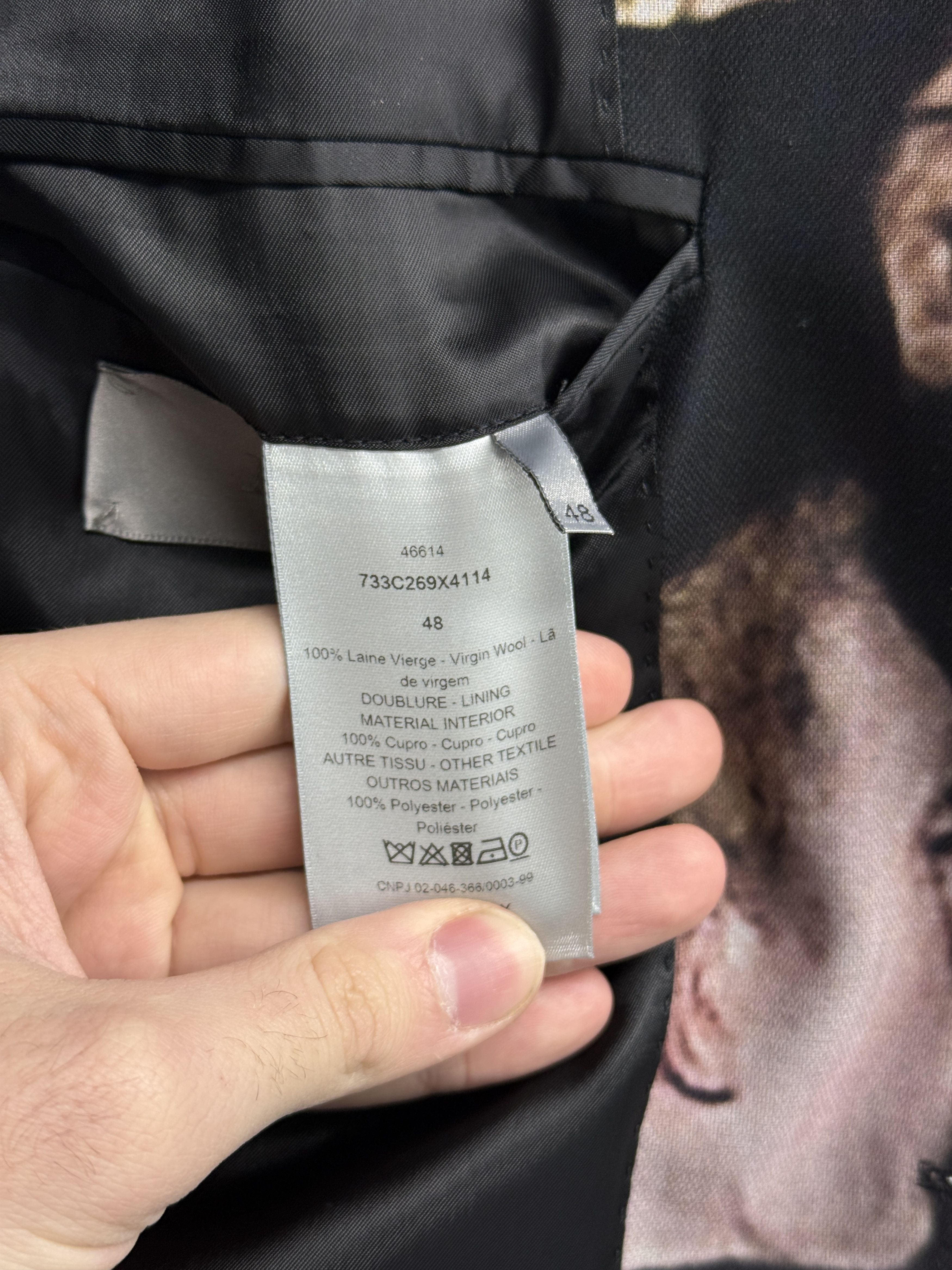 Dior Dan Witz Suit Size 46R - 5 Thumbnail