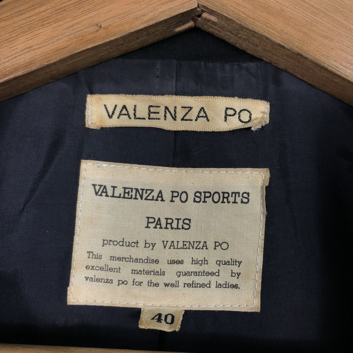 Vintage 🔥VINTAGE COATS JACKETS VALENZA PO SPORTS PARIS DOUBLE BREAST Size US M / EU 48-50 / 2 - 20 Thumbnail