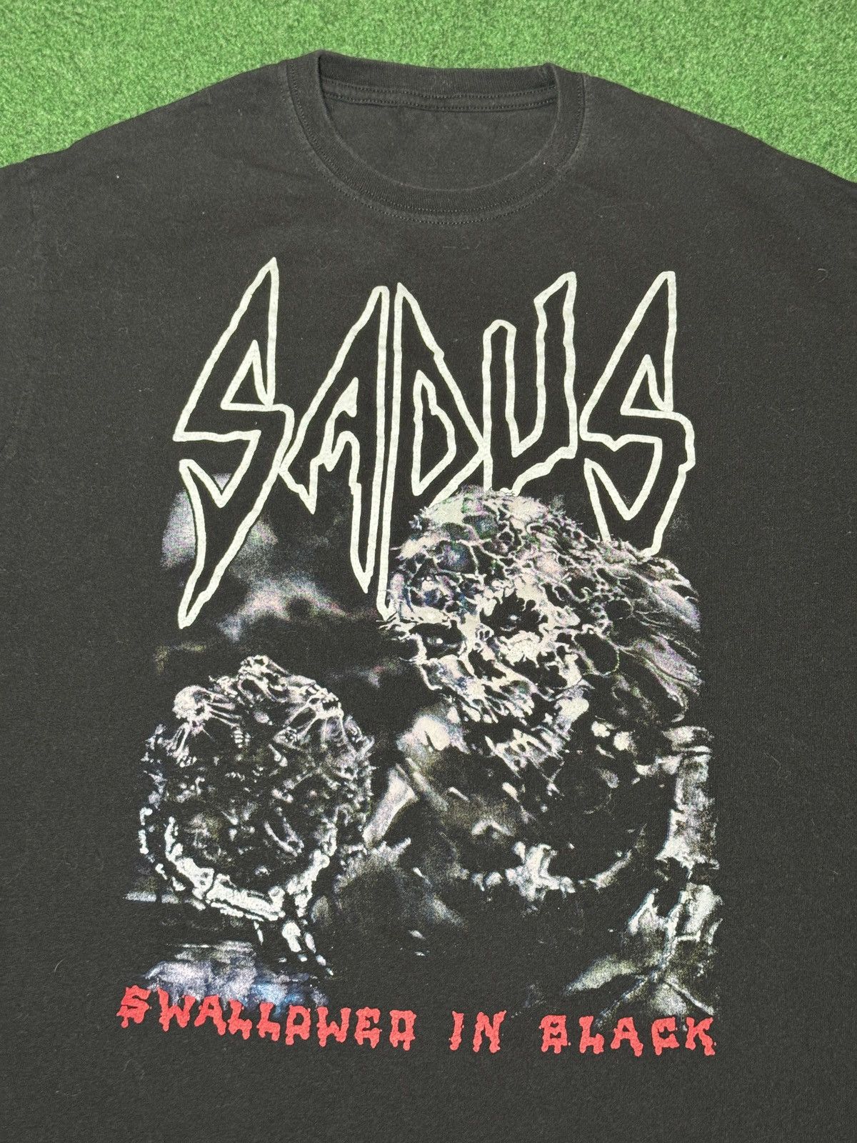 Band Tees Vintage Sadus Thrash Death Metal 80s 90s Band Large T Shirt Size US L / EU 52-54 / 3 - 2 Thumbnail