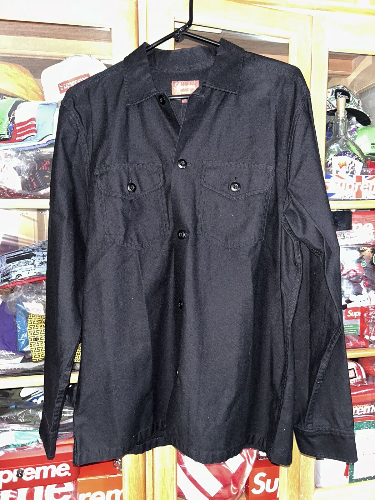 Supreme Supreme Army Work Shirt FW14 size Medium NEW VERY RARE SHIRT Size US M / EU 48-50 / 2 - 2 Thumbnail
