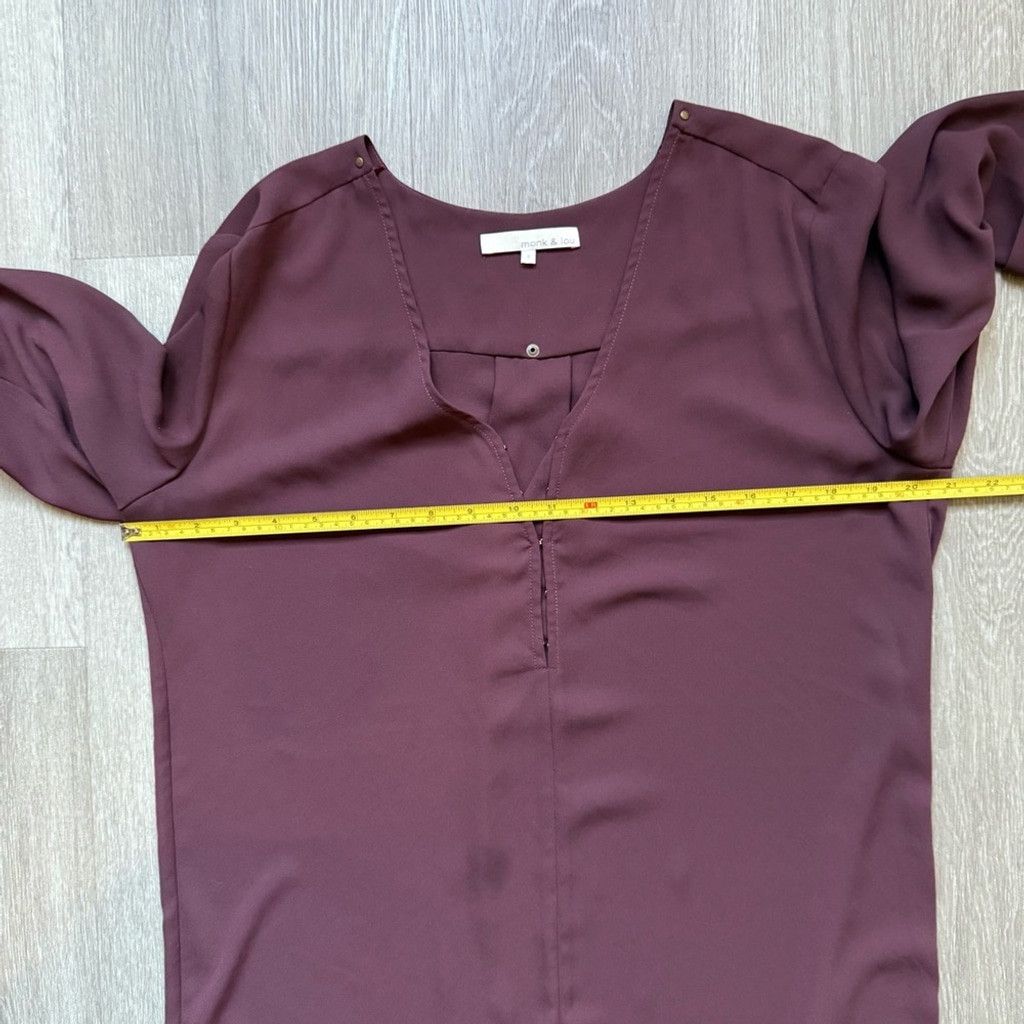 The Unbranded Brand Elegant Mauve Monk and Lou Mini Dress Size XS / US 0-2 / IT 36-38 - 6 Thumbnail