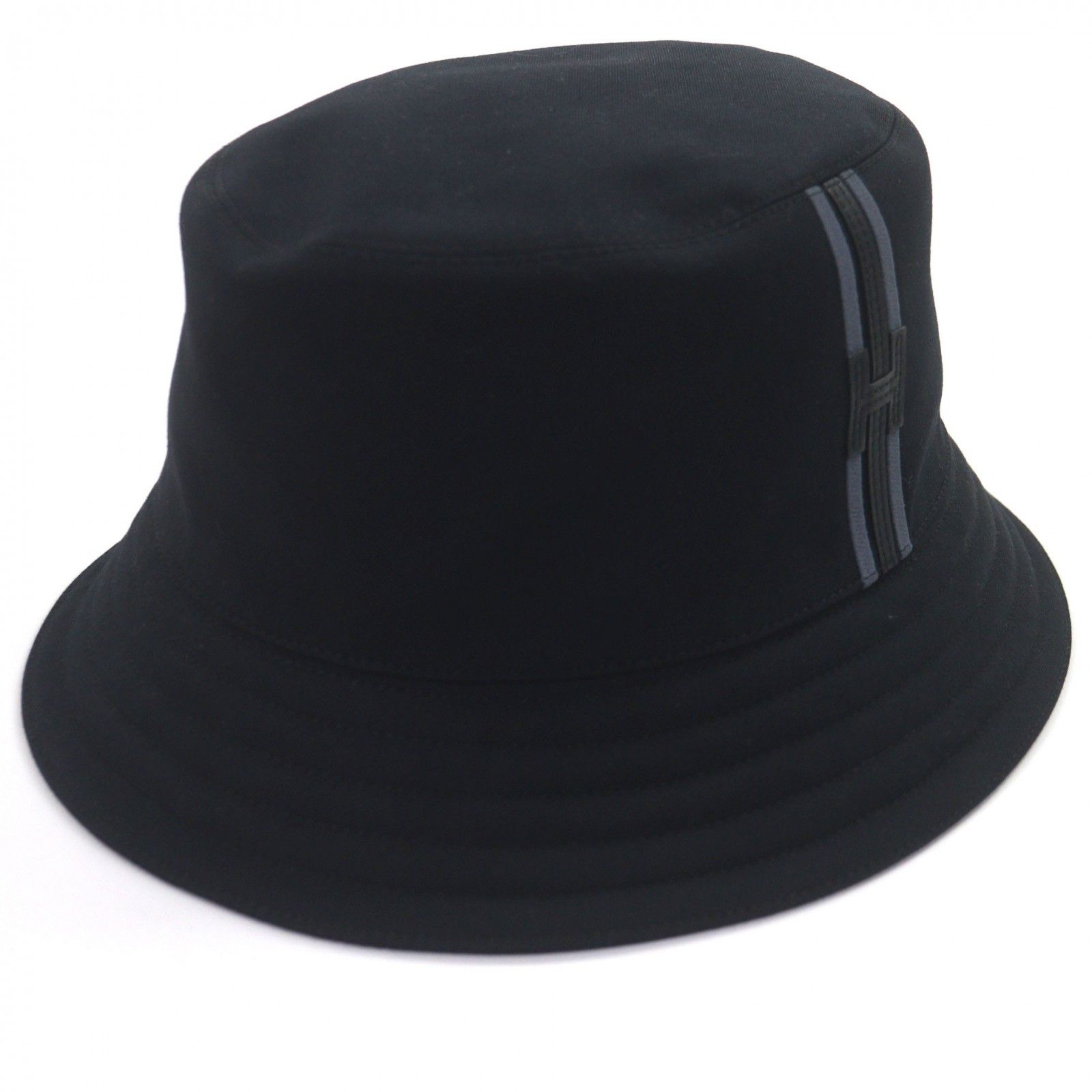 Hermes Hermes Hermès Fred H Stripe58 Cotton Bucket Hat Textile Hats DUTY FREE for USA Size ONE SIZE - 1 Thumbnail