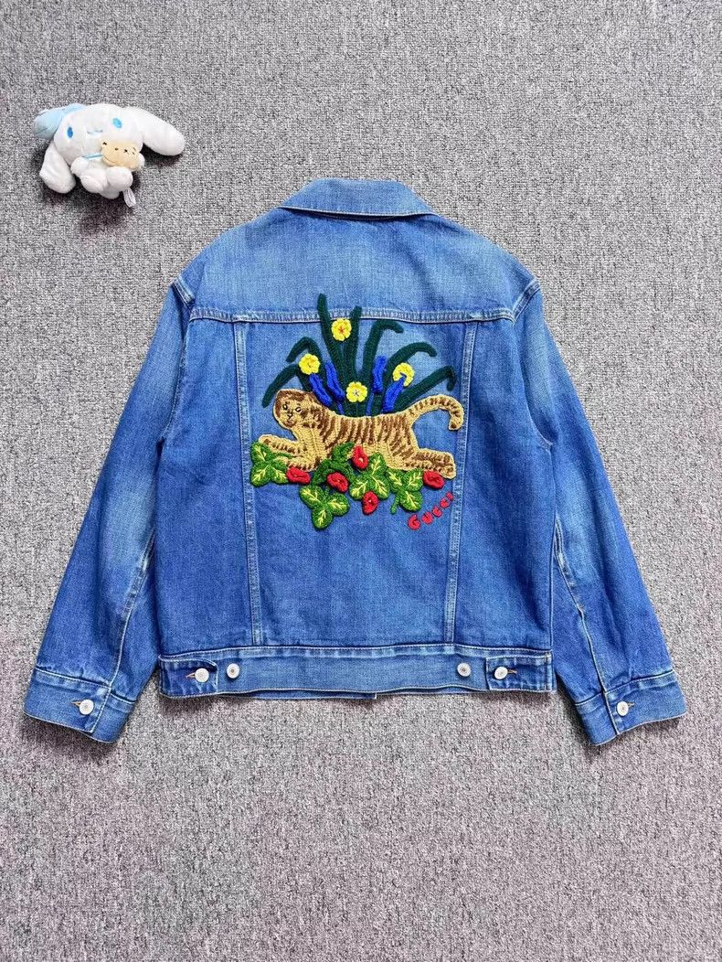 Gucci Gucci Size 36 Year of the Tiger Limited Embroidered Flower Size US XS / EU 42 / 0 - 2 Thumbnail