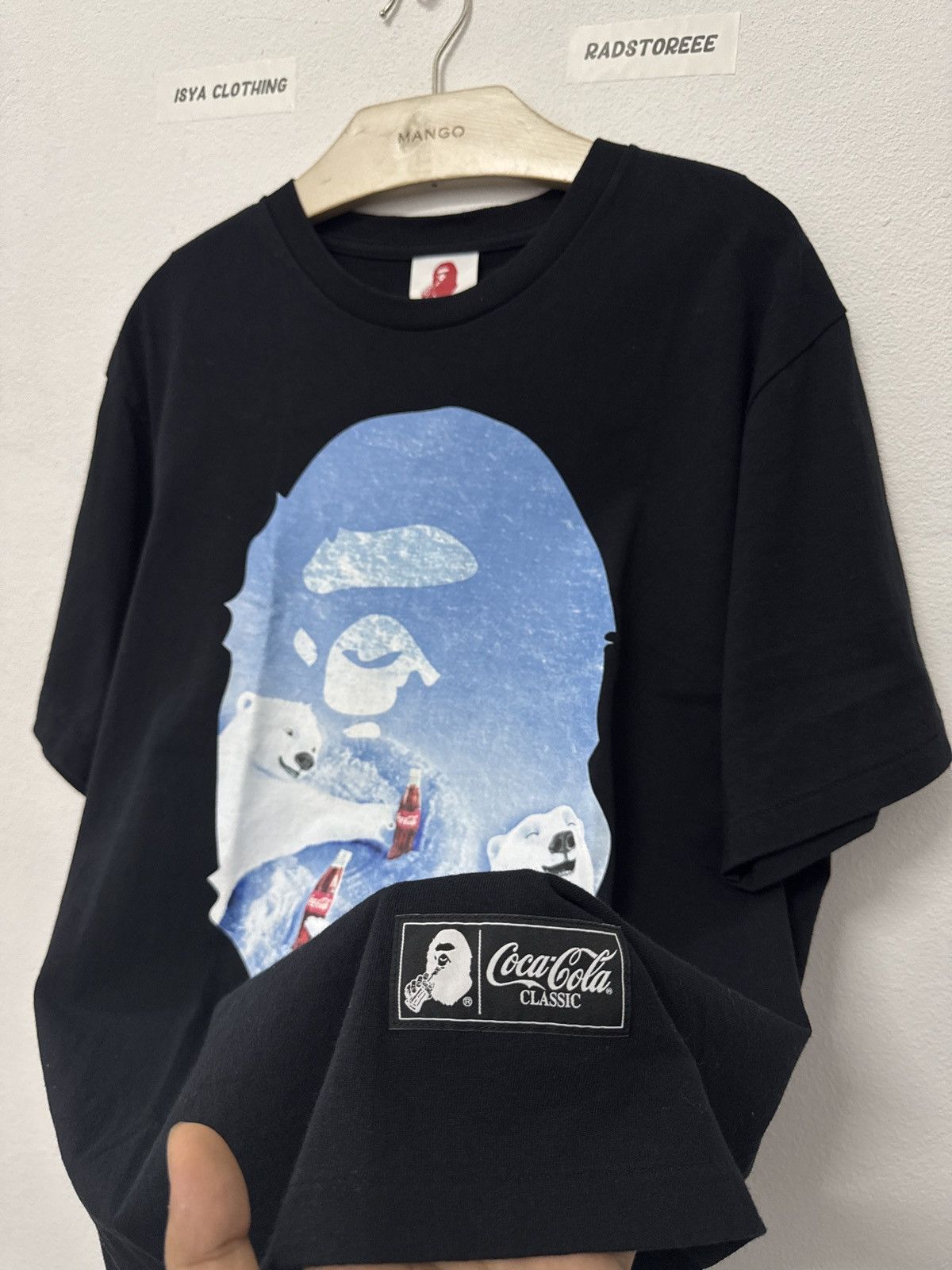 Bape × Coca Cola Bape x Coca Cola Big Head Tee Size US L / EU 52-54 / 3 - 3 Thumbnail
